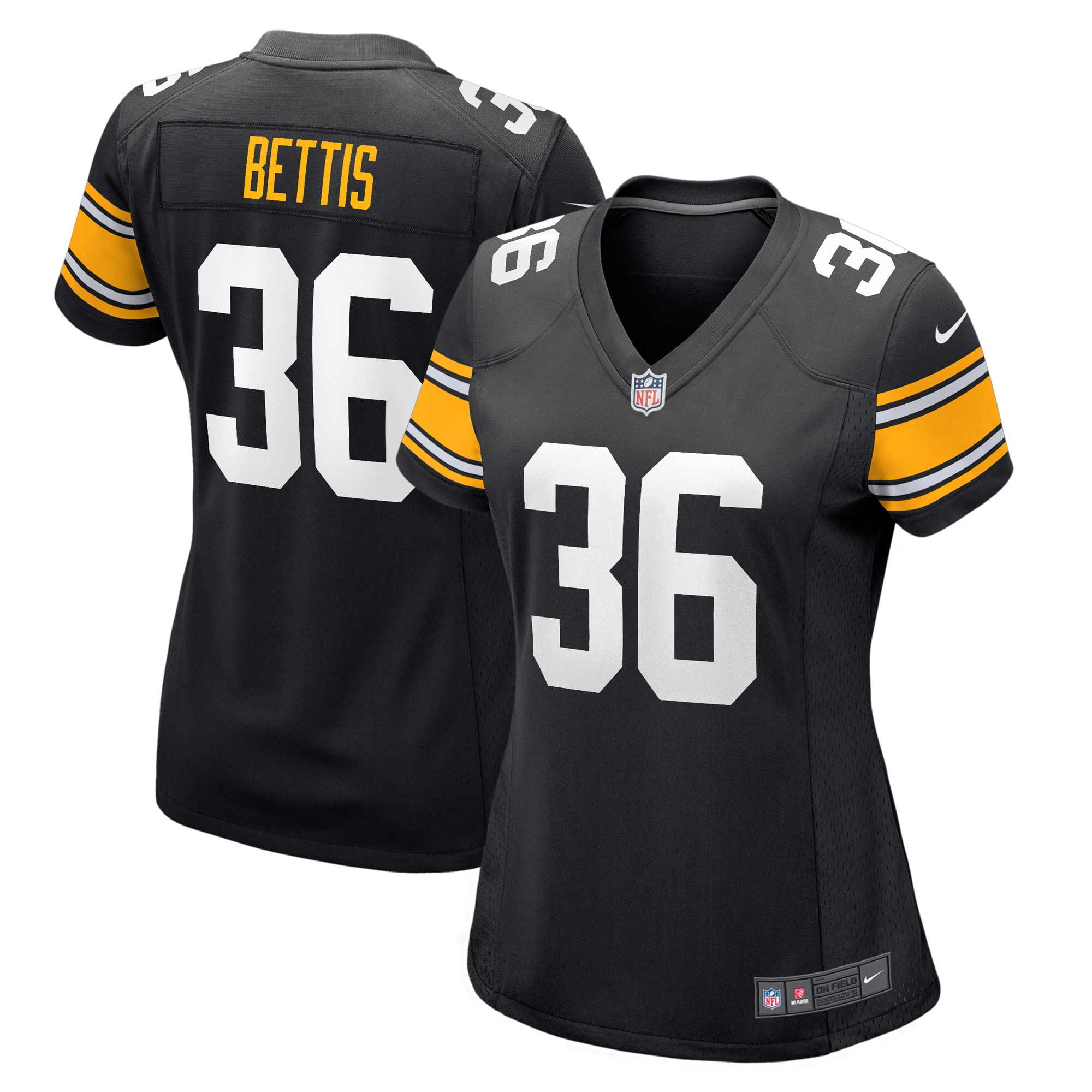 Women's Pittsburgh Steelers Jerome Bettis Black Retired Player Jersey JS4695 Saliibo