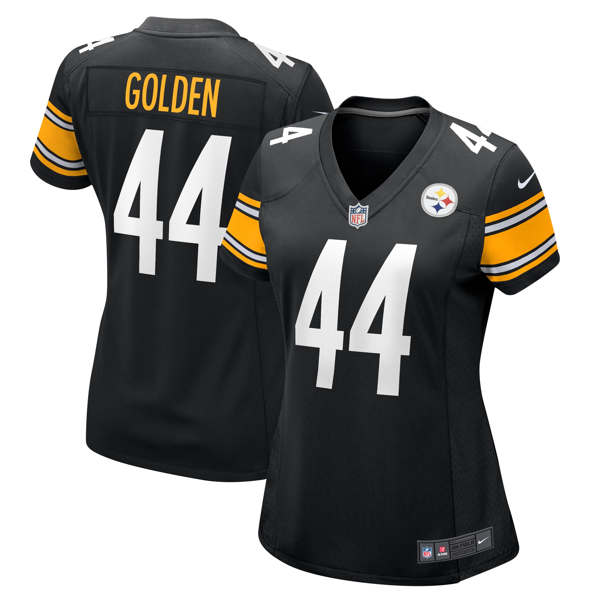 Women's Pittsburgh Steelers Markus Golden Black Game Jersey JS1593 Saliibo