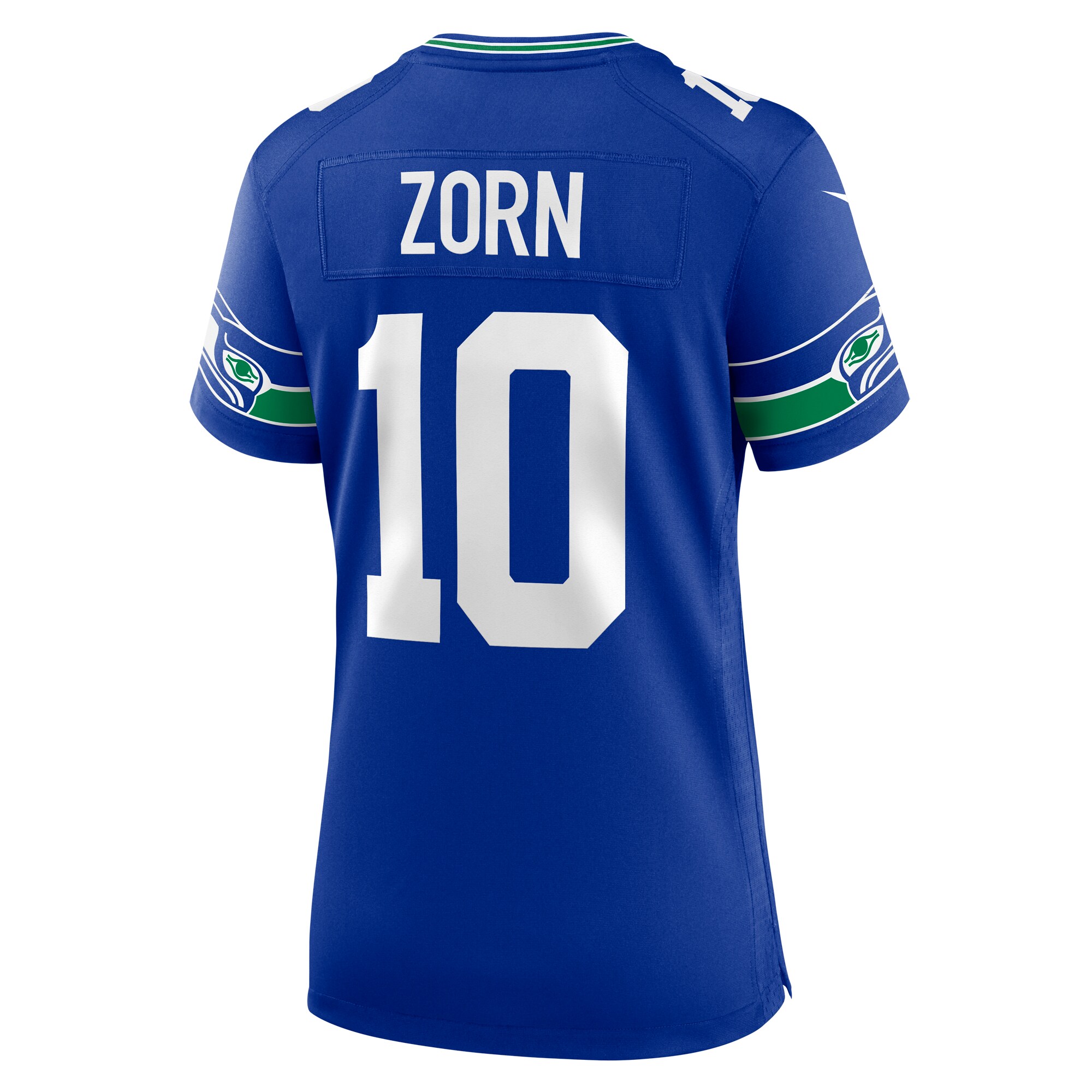 Women's Seattle Seahawks Jim Zorn Royal Throwback Retired Player Game Jersey JS2377 Saliibo - Image 3