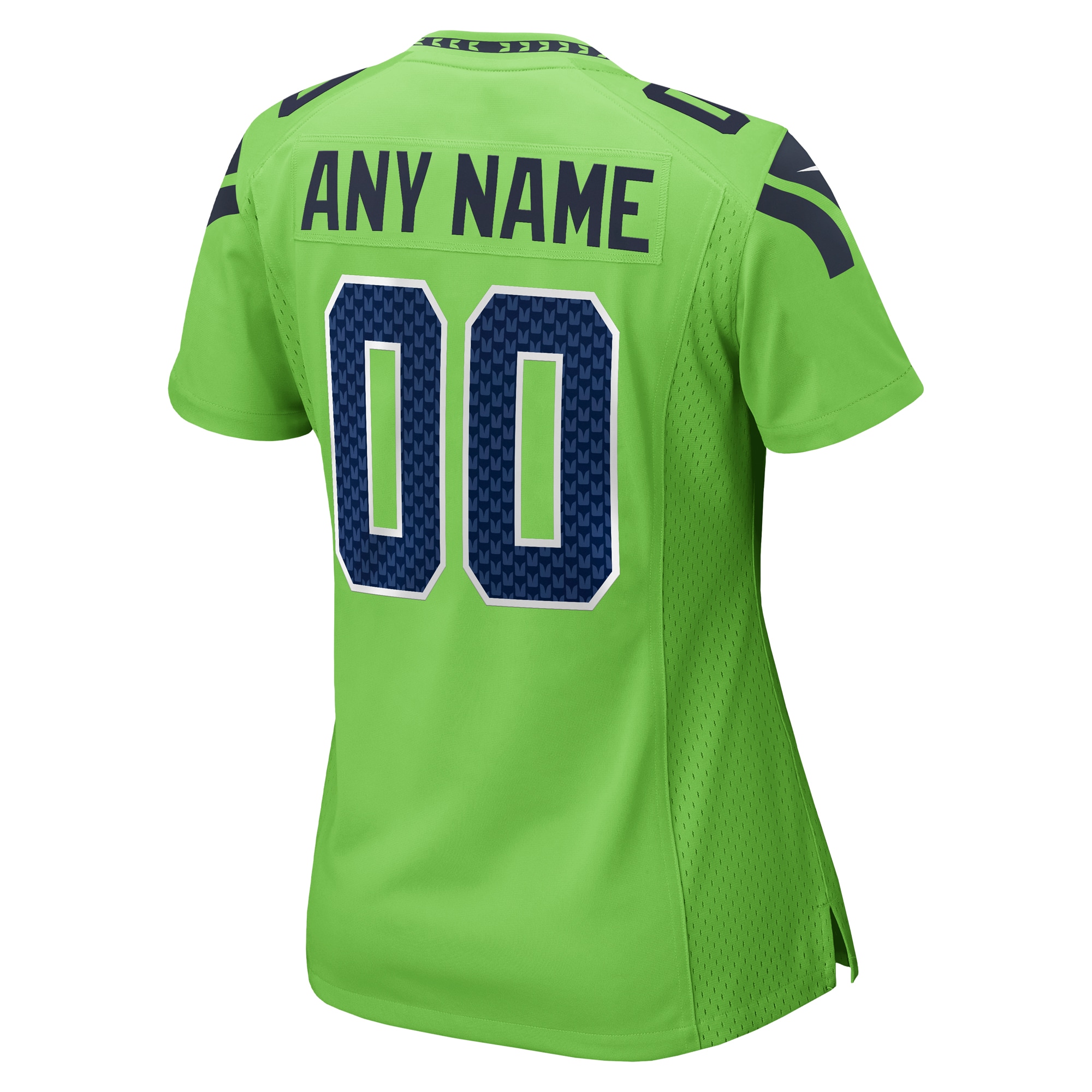 Women's Seattle Seahawks Neon Green Alternate Custom Game Jersey JS3848 Saliibo - Image 3