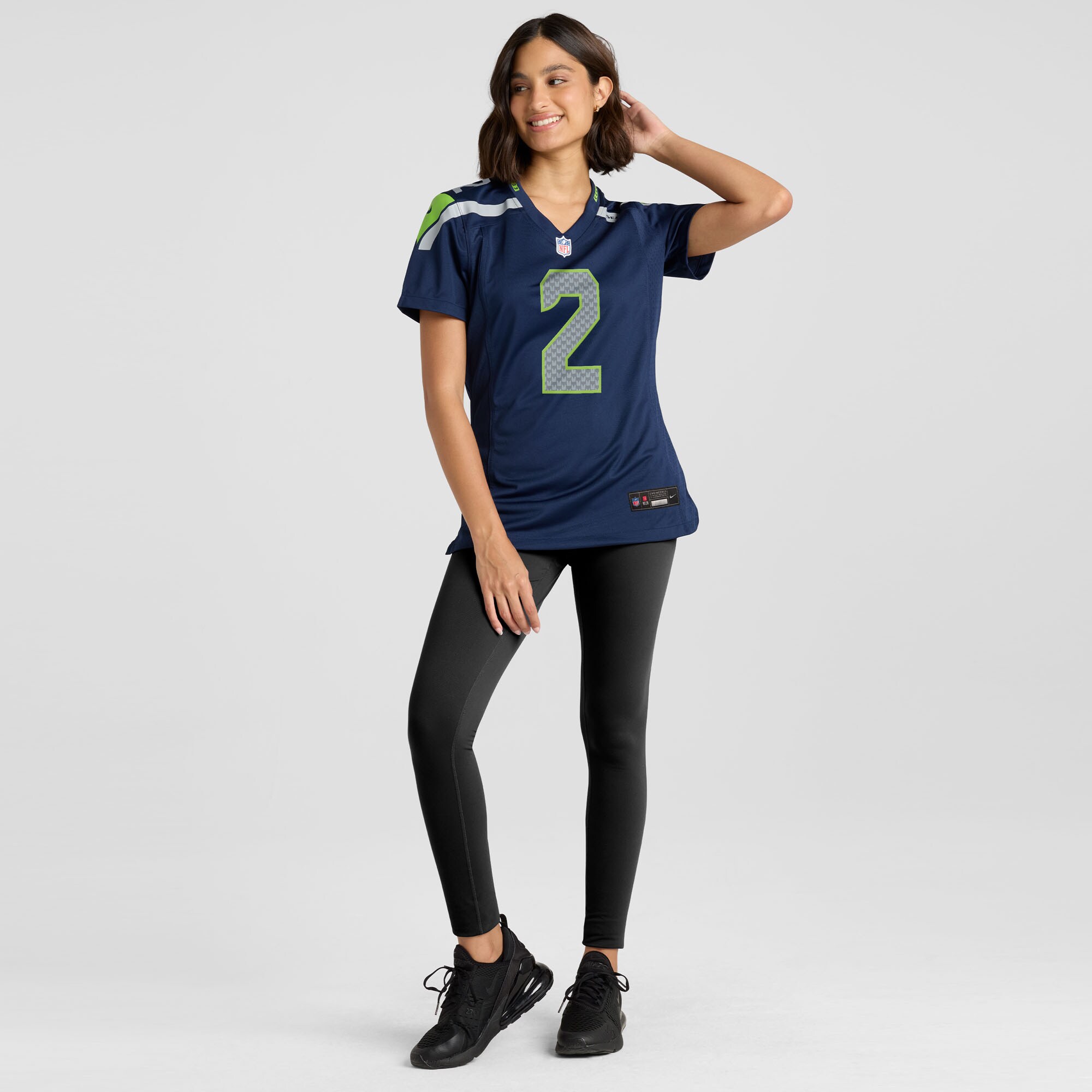 Women's Seattle Seahawks Rayshawn Jenkins College Navy Team Game Jersey JS7423 Saliibo - Image 4