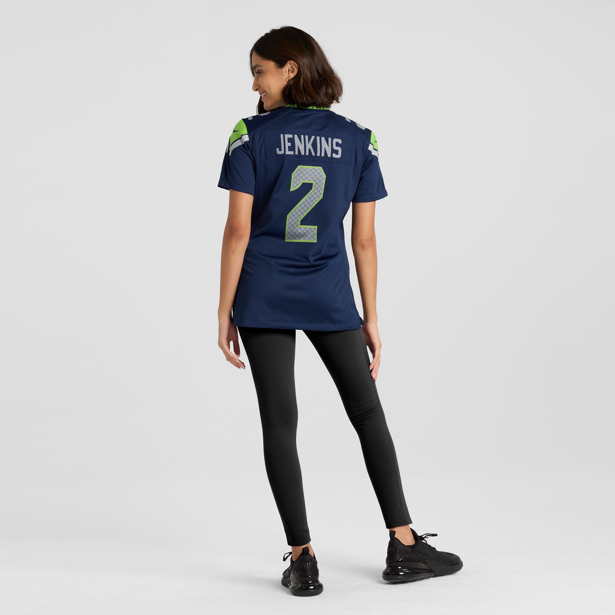 Women's Seattle Seahawks Rayshawn Jenkins College Navy Team Game Jersey JS7423 Saliibo - Image 5