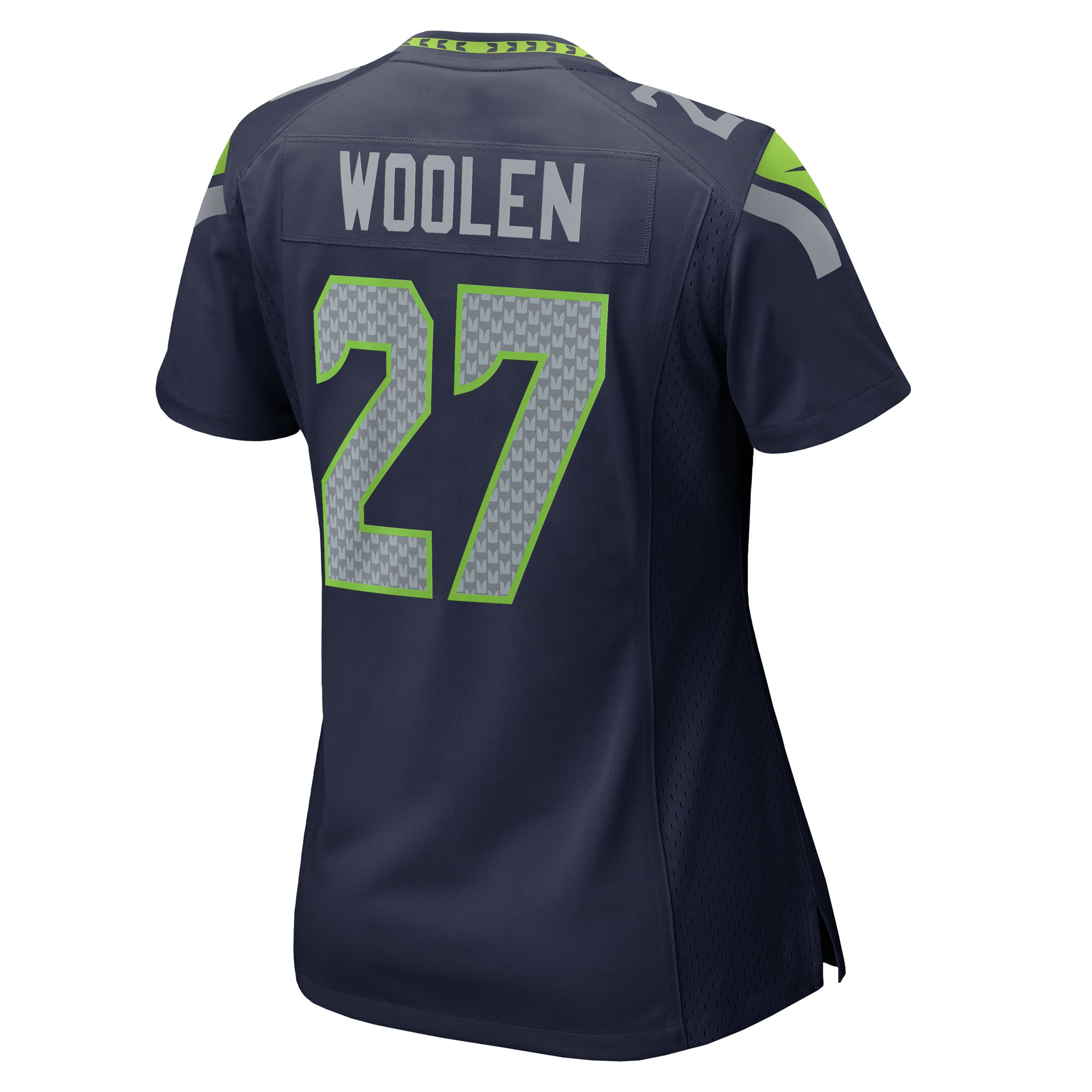 Women's Seattle Seahawks Riq Woolen College Navy Team Game Jersey JS3221 Saliibo - Image 3