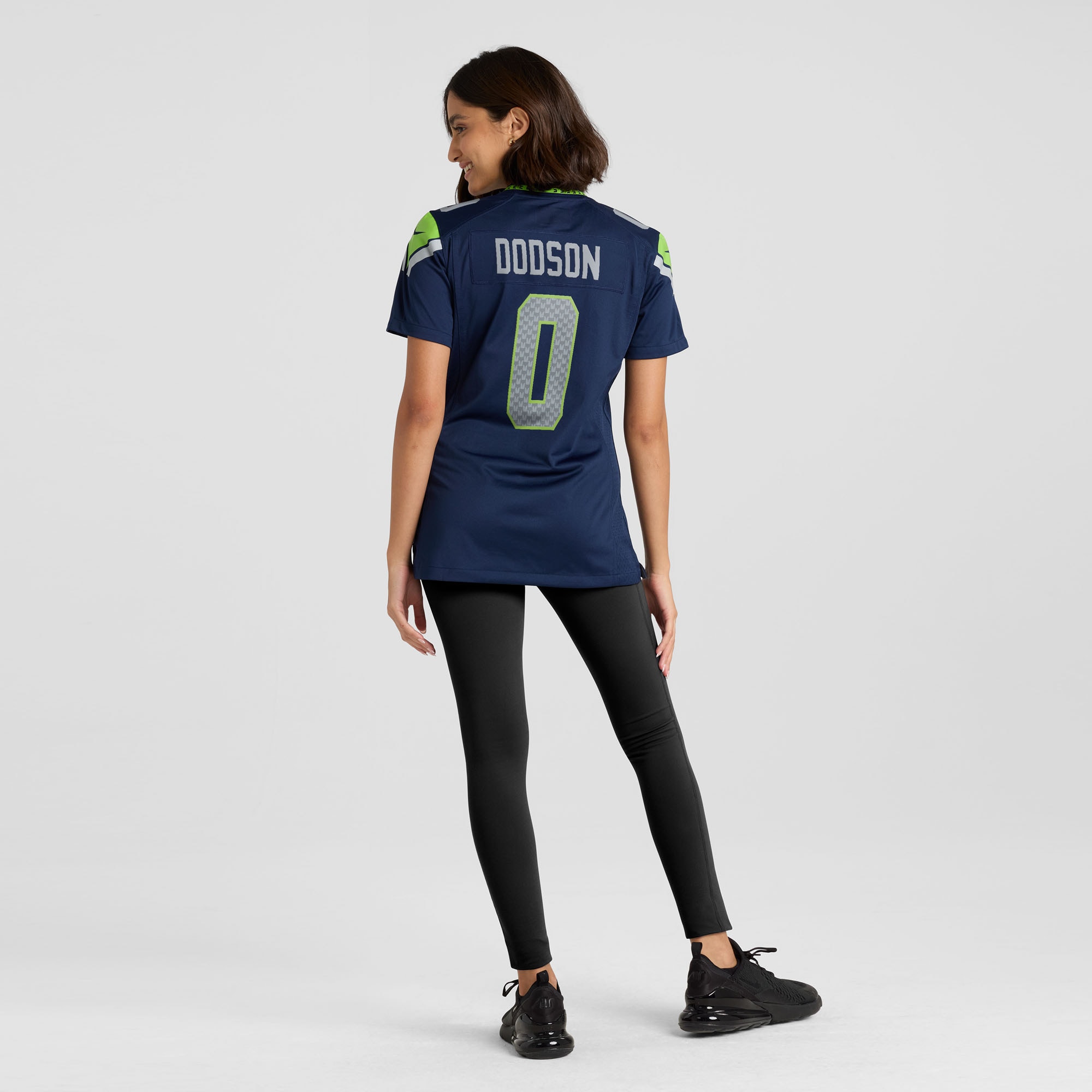 Women's Seattle Seahawks Tyrel Dodson College Navy Team Game Jersey JS4367 Saliibo - Image 5