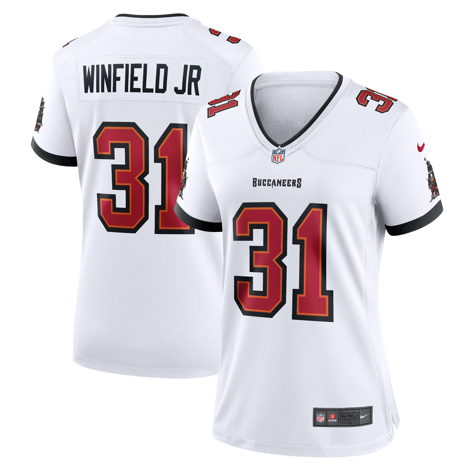 Women's Tampa Bay Buccaneers Antoine Winfield Jr. White Game Jersey JS3199 Saliibo