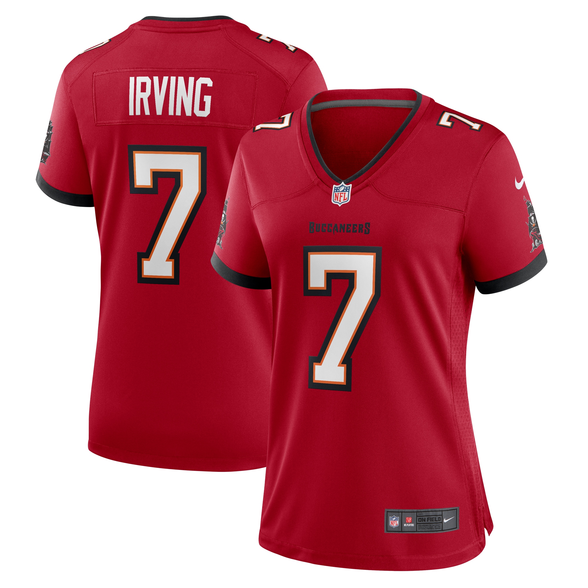 Women's Tampa Bay Buccaneers Bucky Irving Red Game Jersey JS2487 Saliibo