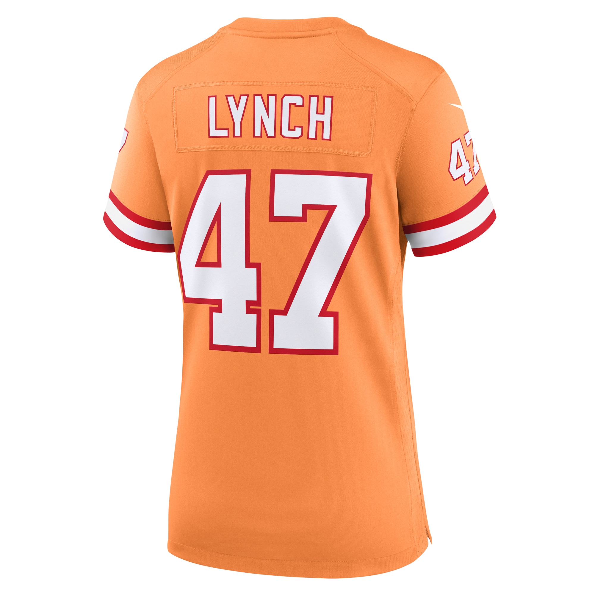 Women's Tampa Bay Buccaneers John Lynch Orange Throwback Game Jersey JS6679 Saliibo - Image 3