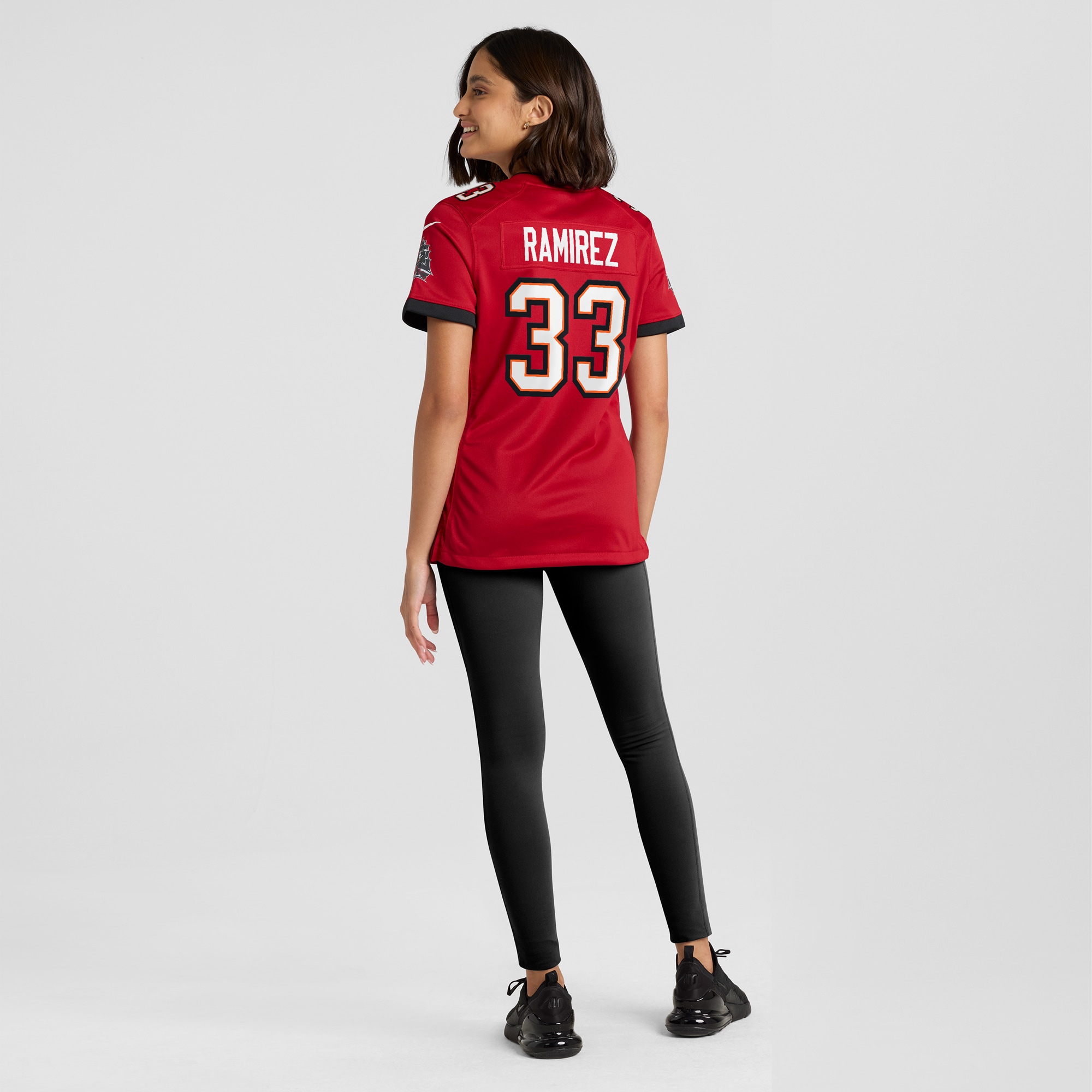 Women's Tampa Bay Buccaneers Jose Ramirez Red Game Jersey JS5474 Saliibo - Image 5
