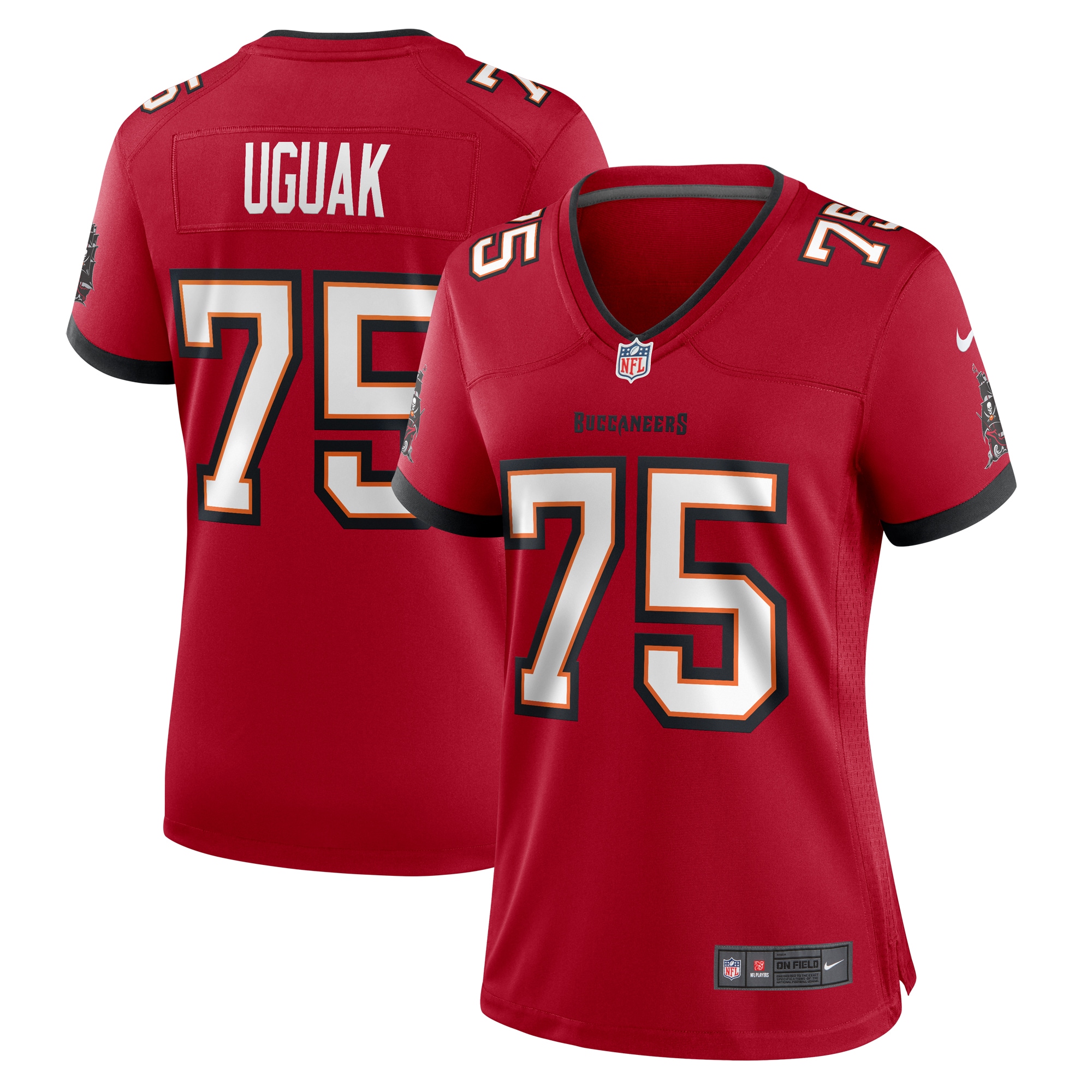 Women's Tampa Bay Buccaneers Lwal Uguak Red Game Jersey JS1708 Saliibo