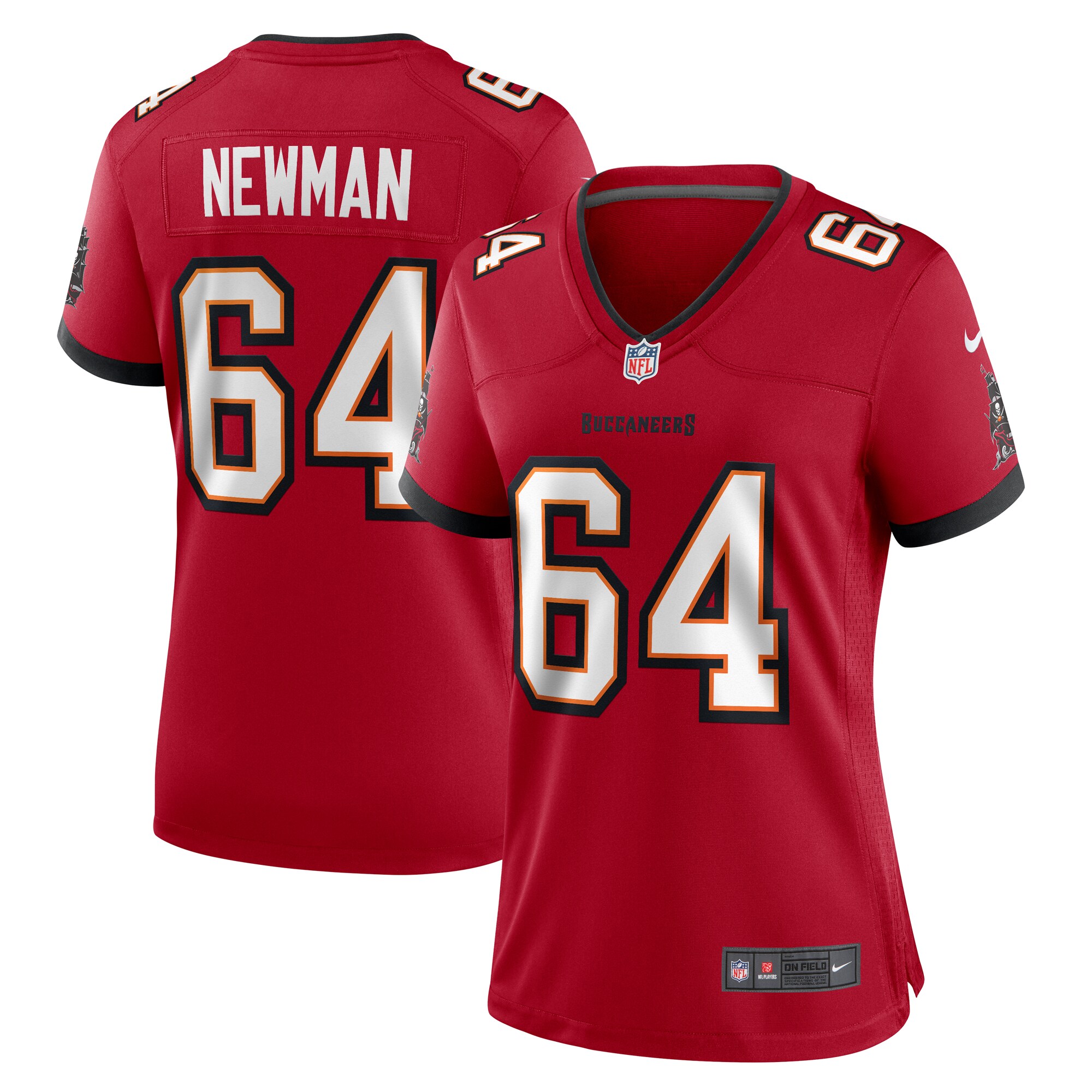 Women's Tampa Bay Buccaneers Royce Newman Red Game Jersey JS2624 Saliibo