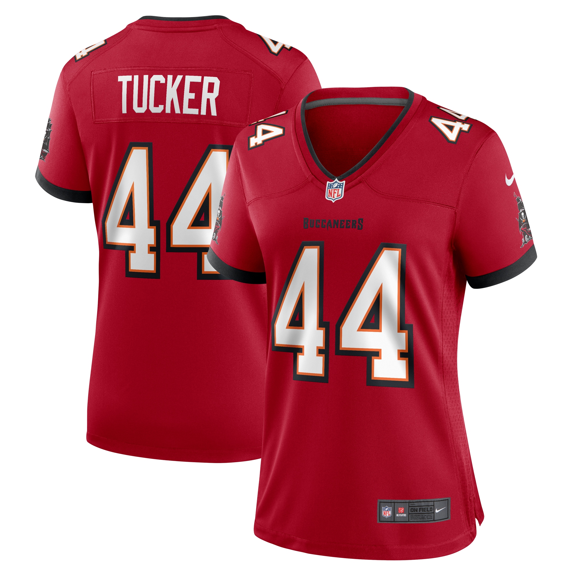 Women's Tampa Bay Buccaneers Sean Tucker Red Game Jersey JS6101 Saliibo
