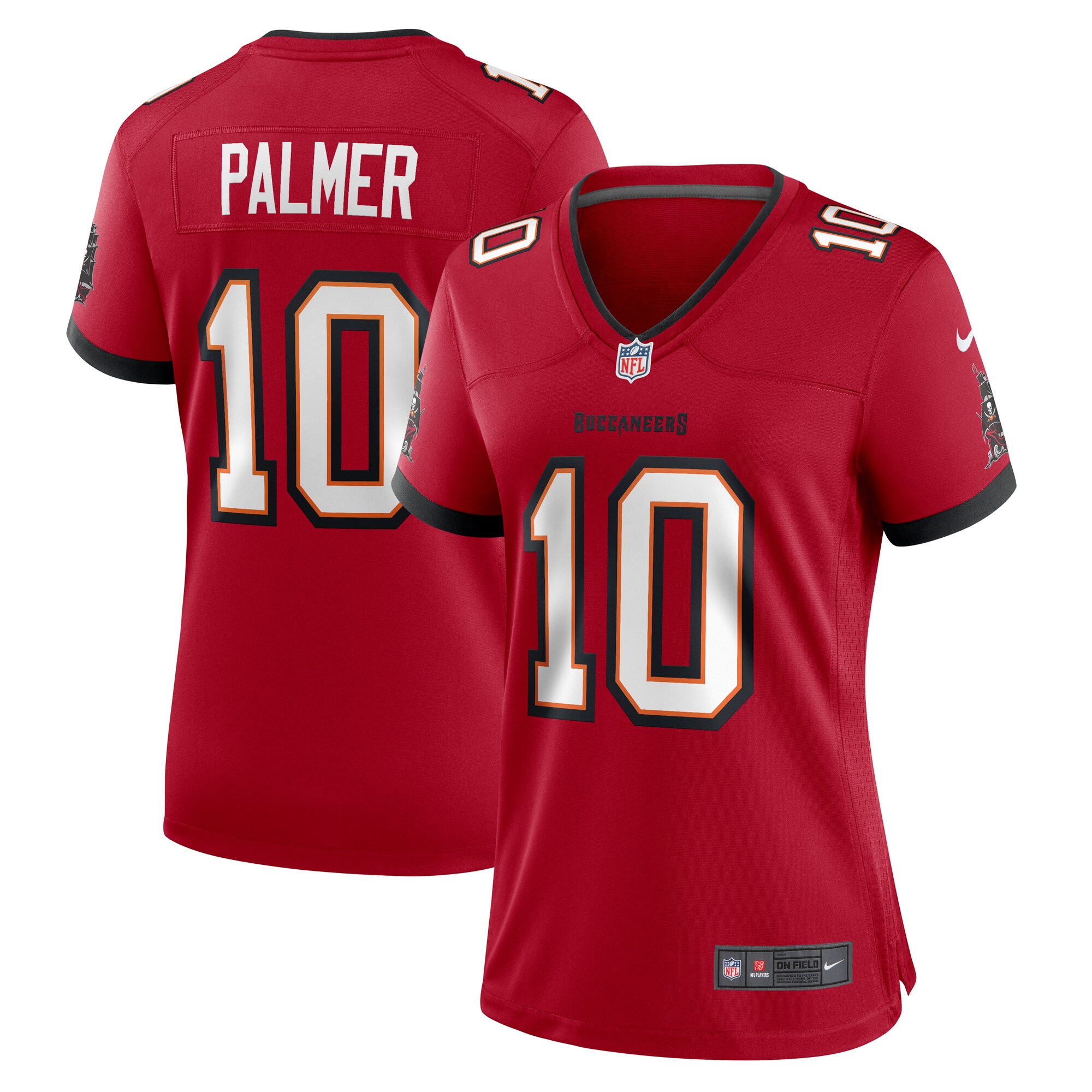 Women's Tampa Bay Buccaneers Trey Palmer Red Game Jersey JS3719 Saliibo