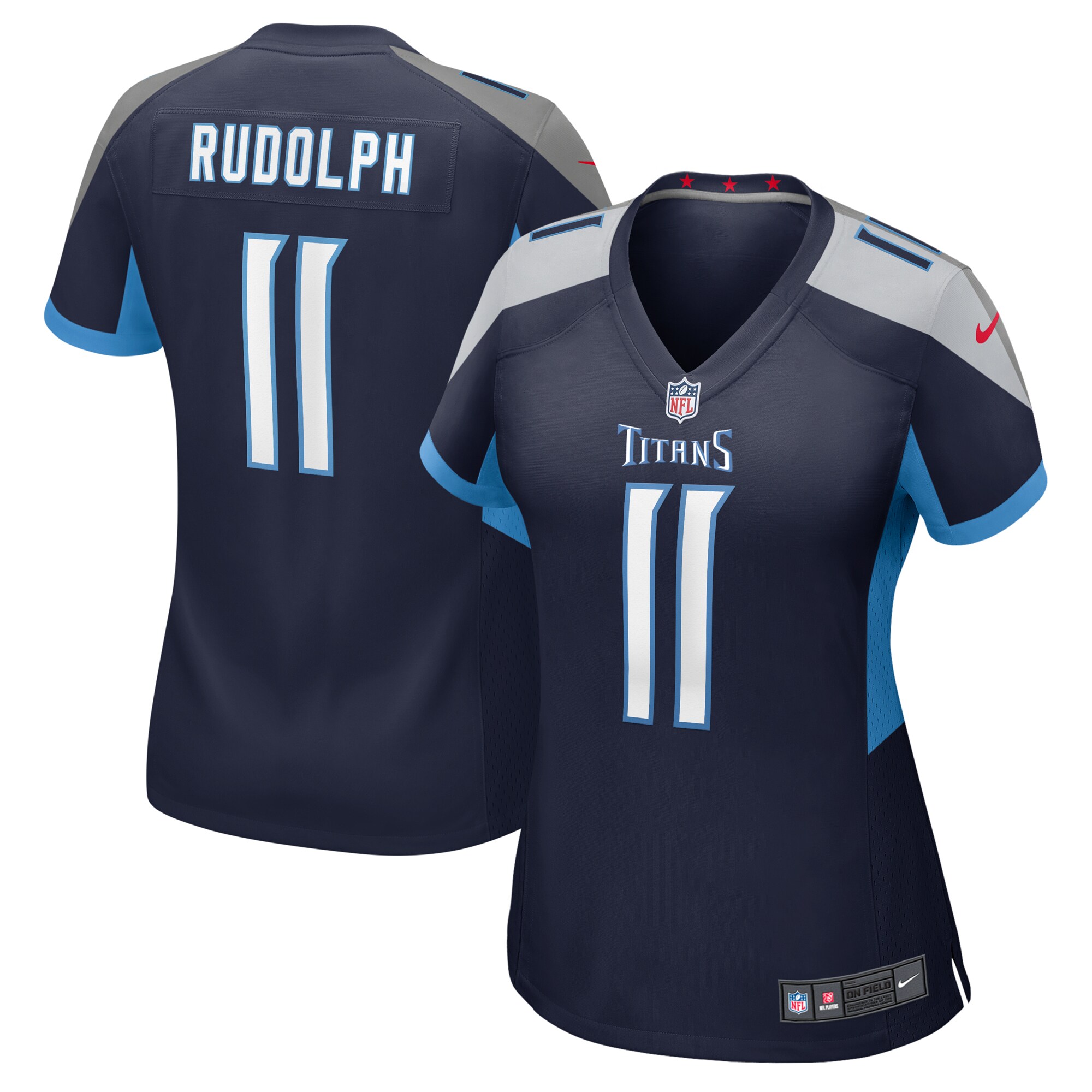 Women's Tennessee Titans Mason Rudolph Navy Game Jersey JS7420 Saliibo