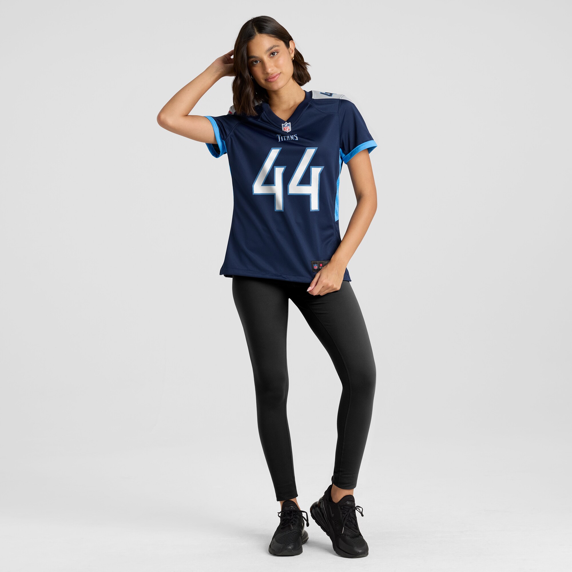 Women's Tennessee Titans Mike Brown Navy Game Jersey JS7696 Saliibo - Image 4