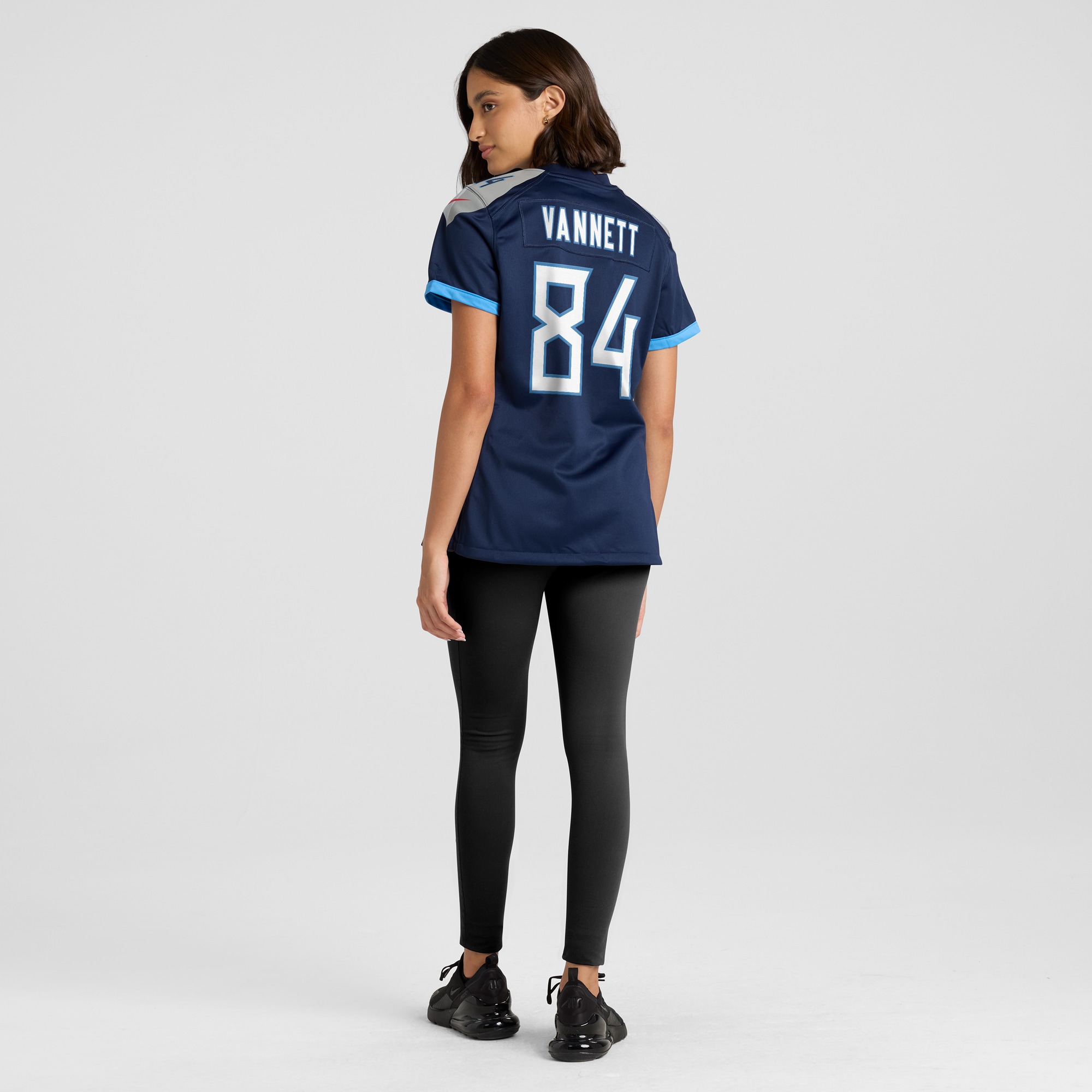 Women's Tennessee Titans Nick Vannett Navy Game Jersey JS9249 Saliibo - Image 5