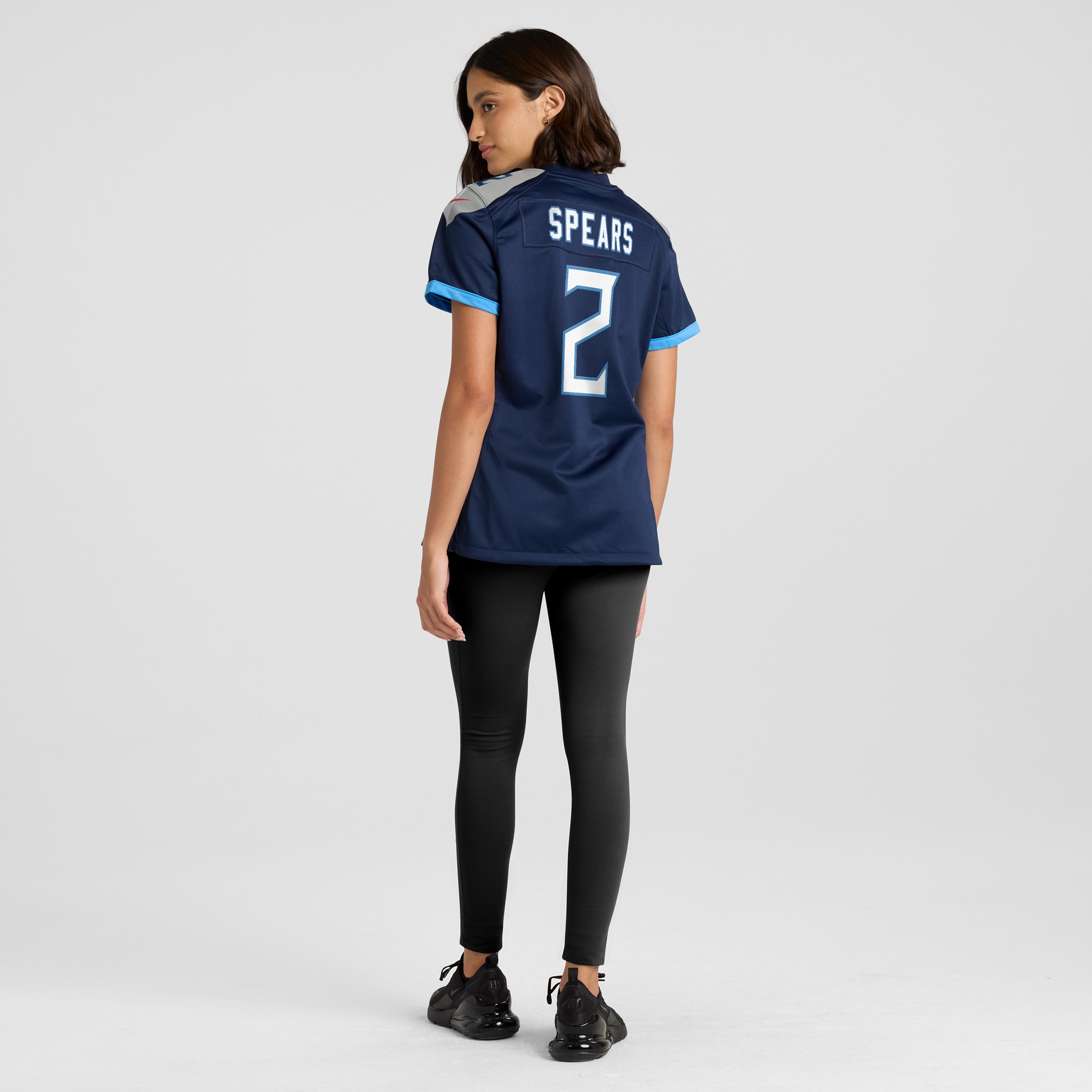 Women's Tennessee Titans Tyjae Spears Navy Game Jersey JS4142 Saliibo - Image 5