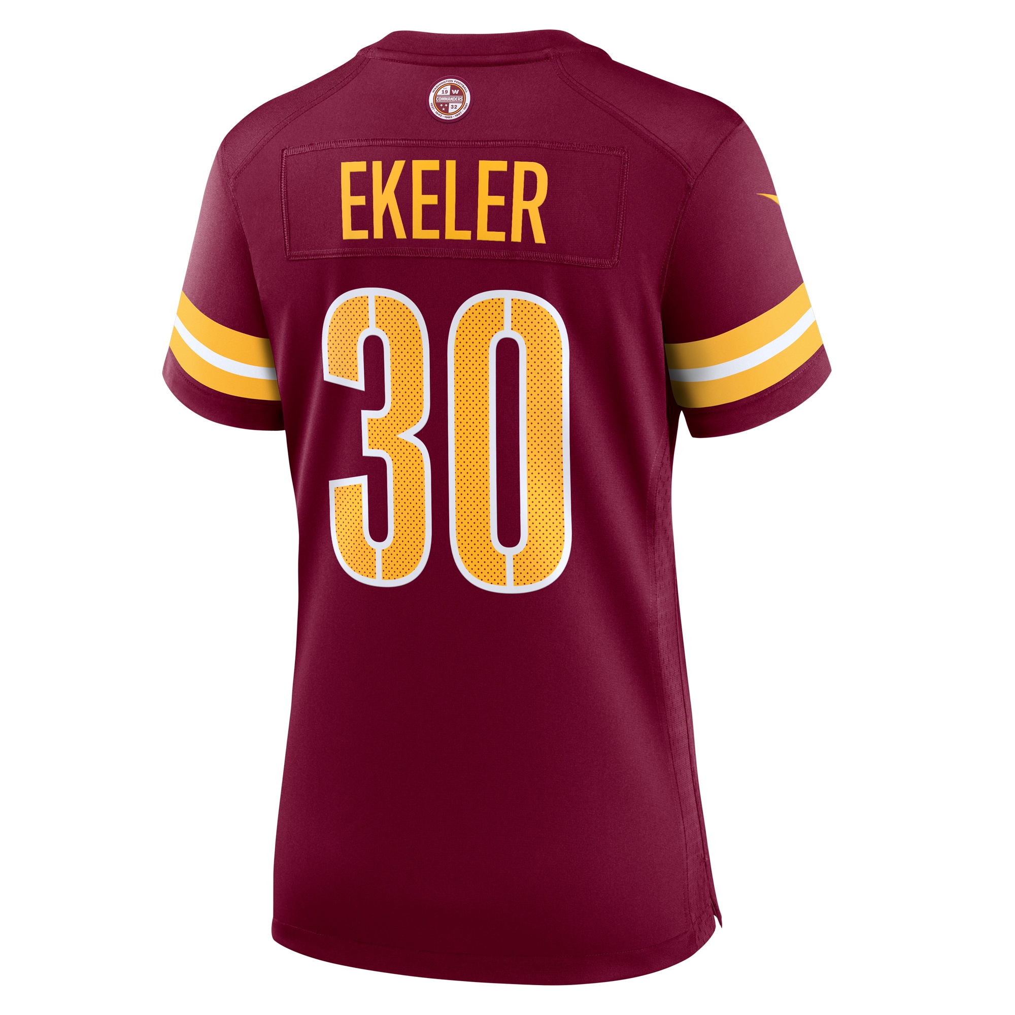 Women's Washington Commanders Austin Ekeler Burgundy Game Player Jersey JS3505 Saliibo - Image 3