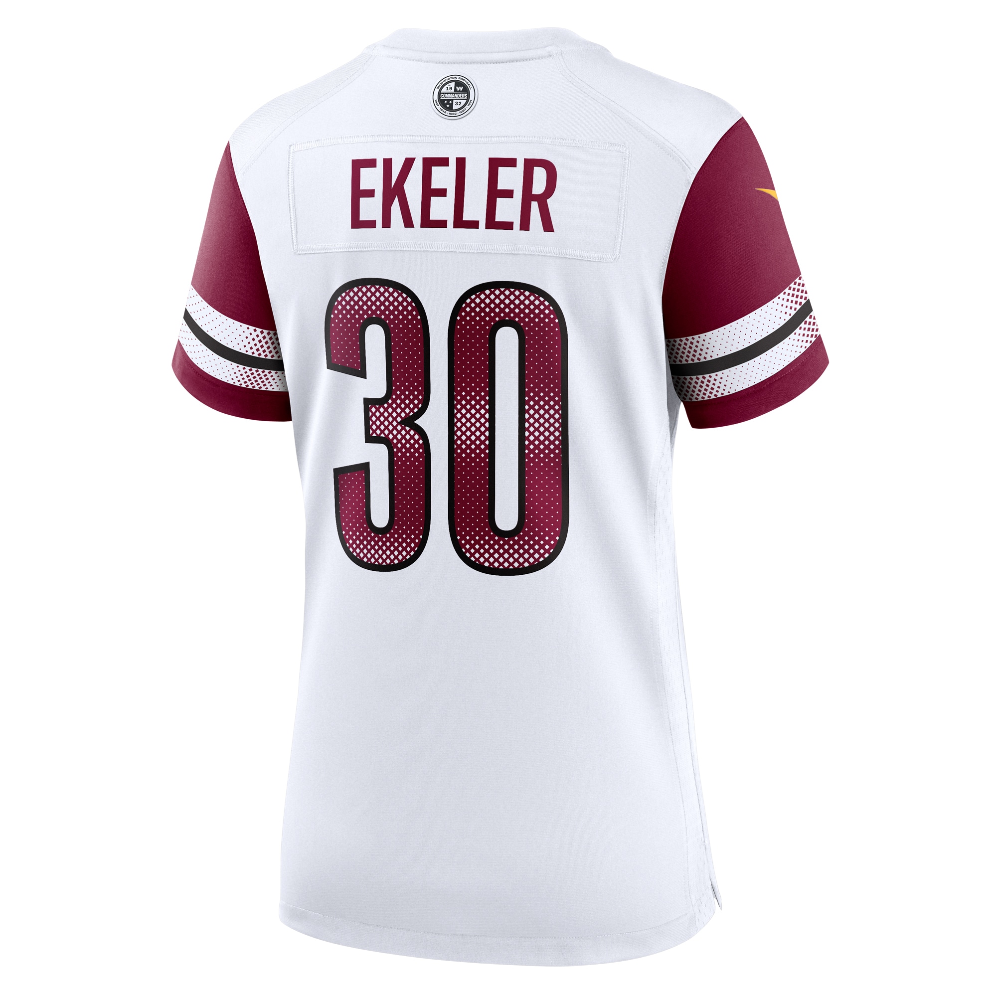 Women's Washington Commanders Austin Ekeler White Game Jersey JS1767 Saliibo - Image 3
