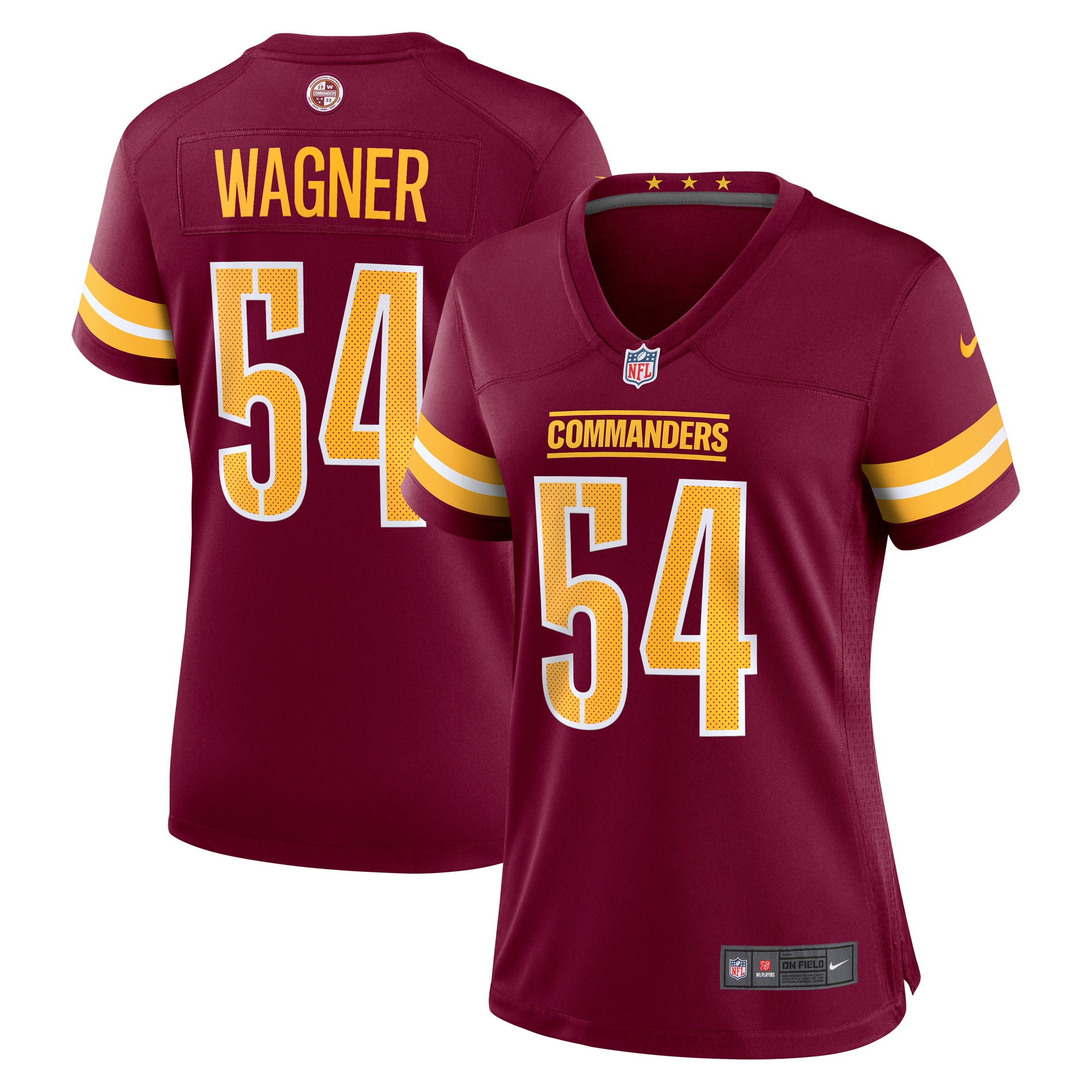 Women's Washington Commanders Bobby Wagner Burgundy Game Player Jersey JS3099 Saliibo