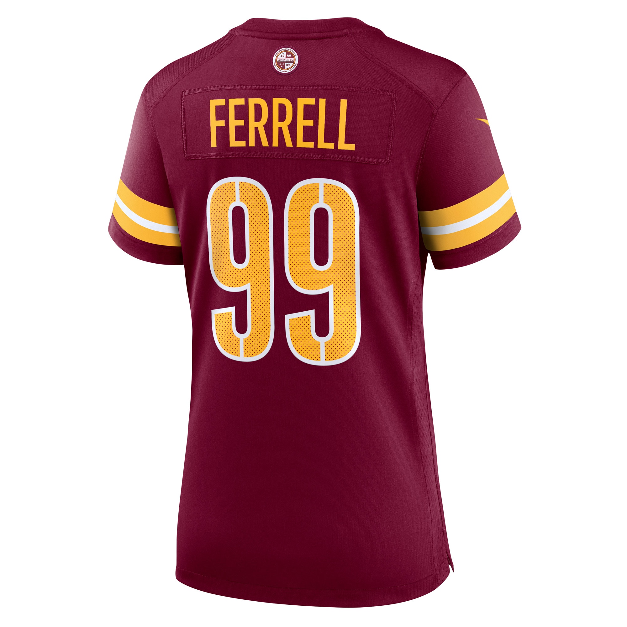 Women's Washington Commanders Clelin Ferrell Burgundy Game Jersey JS9877 Saliibo - Image 3