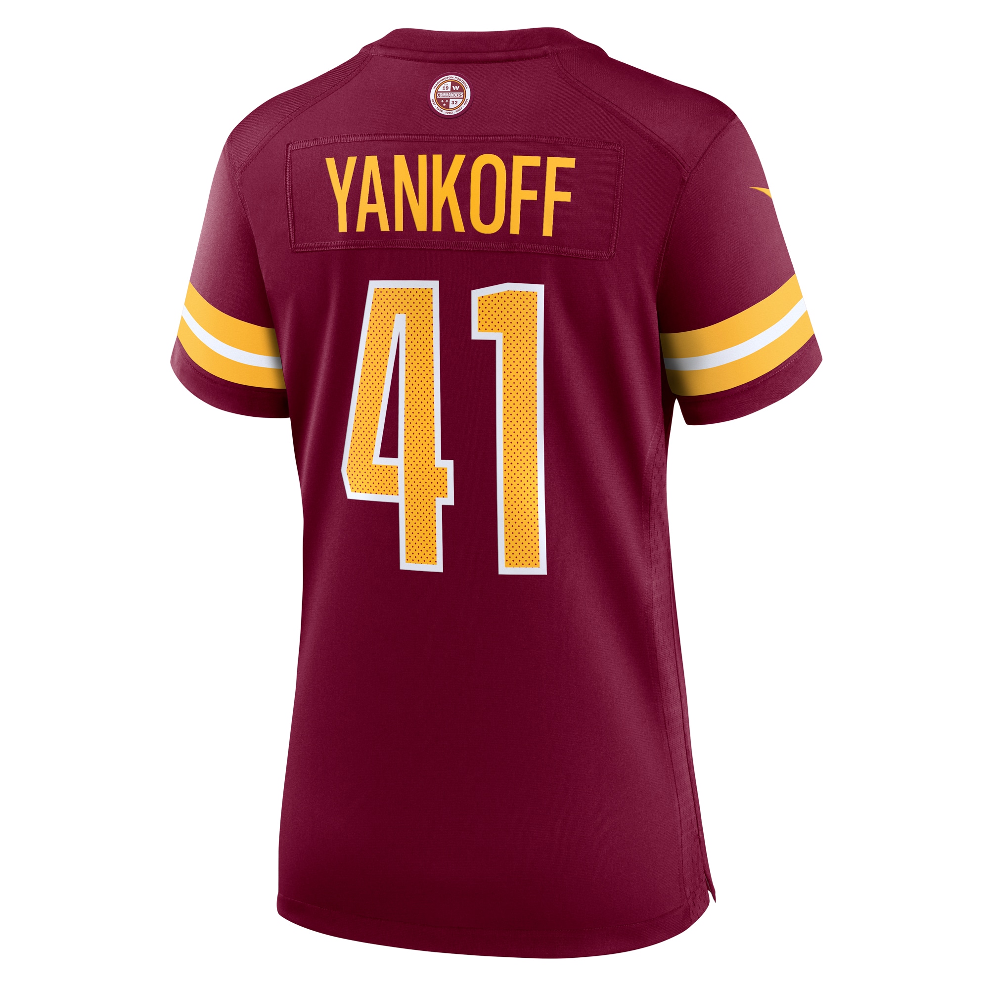 Women's Washington Commanders Colson Yankoff Burgundy Game Jersey JS3245 Saliibo - Image 3