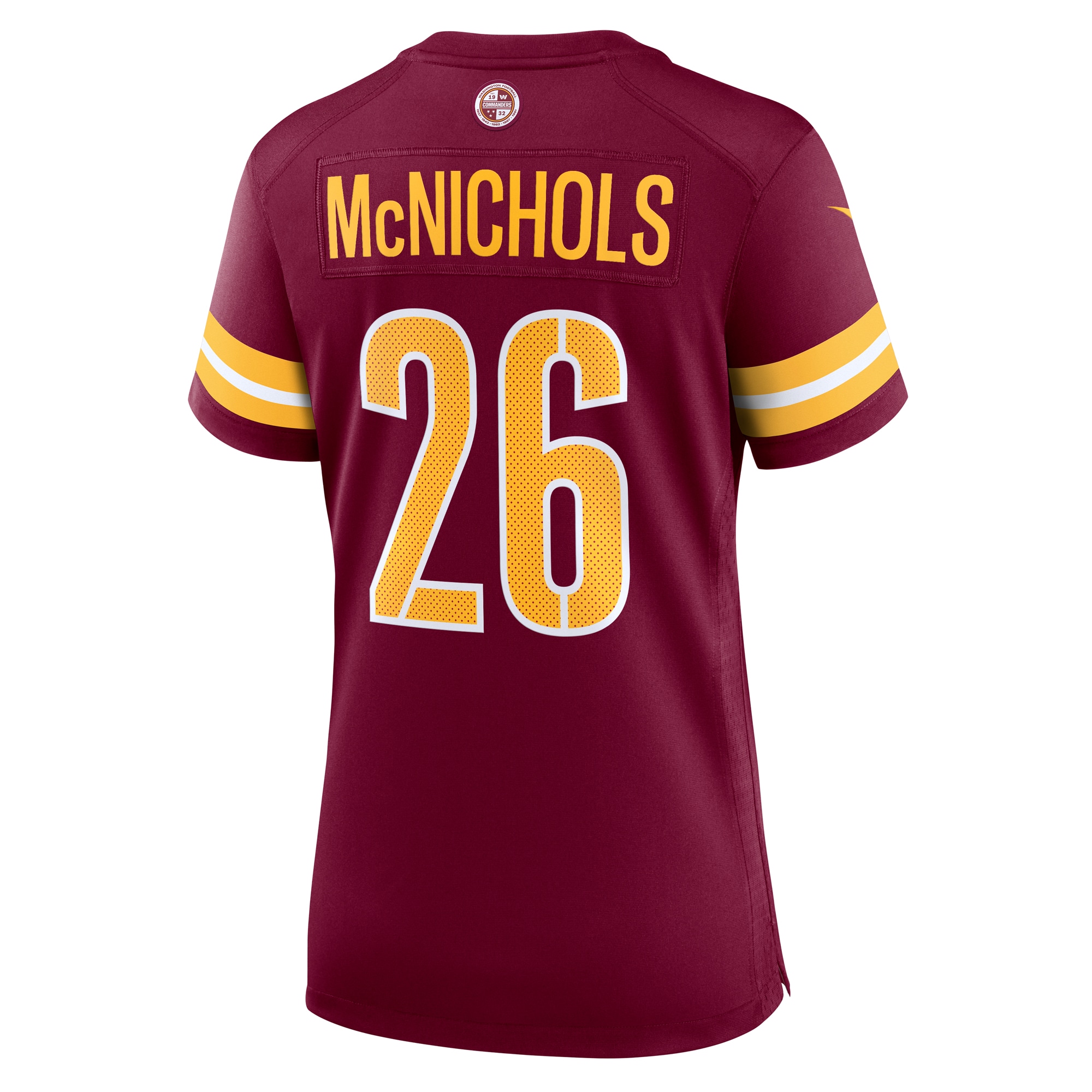 Women's Washington Commanders Jeremy McNichols Burgundy Game Jersey JS3793 Saliibo - Image 3