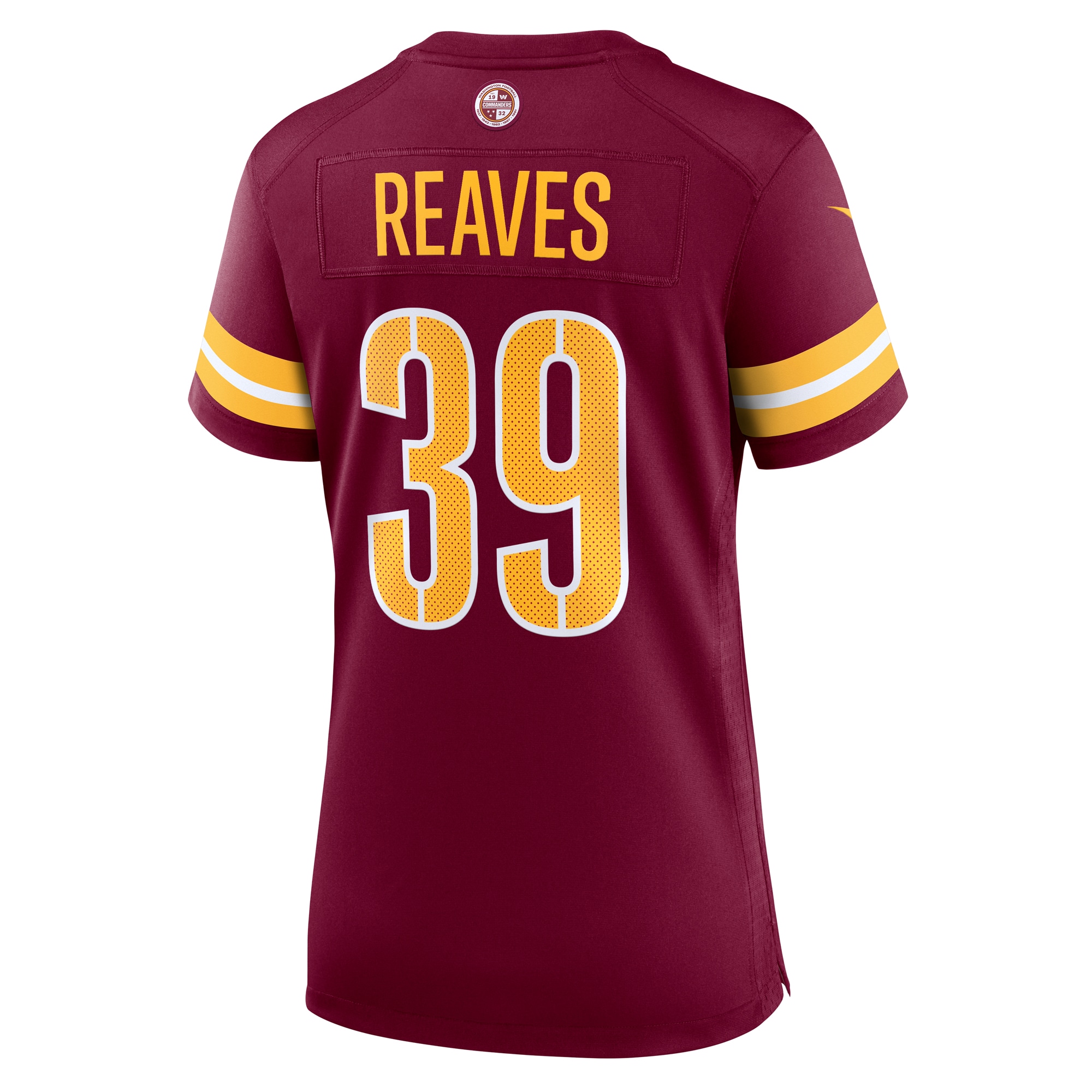 Women's Washington Commanders Jeremy Reaves Burgundy Game Jersey JS3238 Saliibo - Image 3