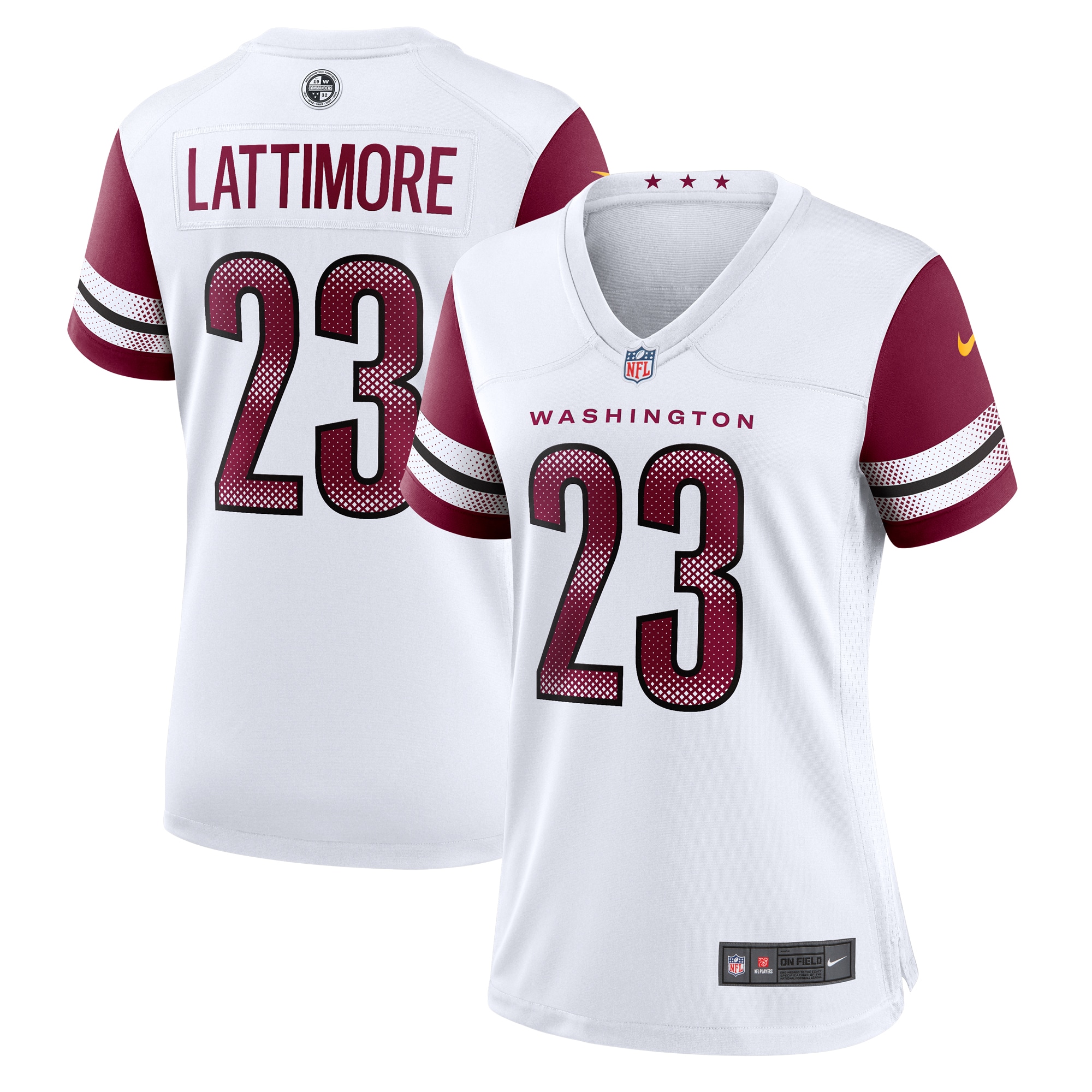 Women's Washington Commanders Marshon Lattimore White Game Jersey JS6827 Saliibo