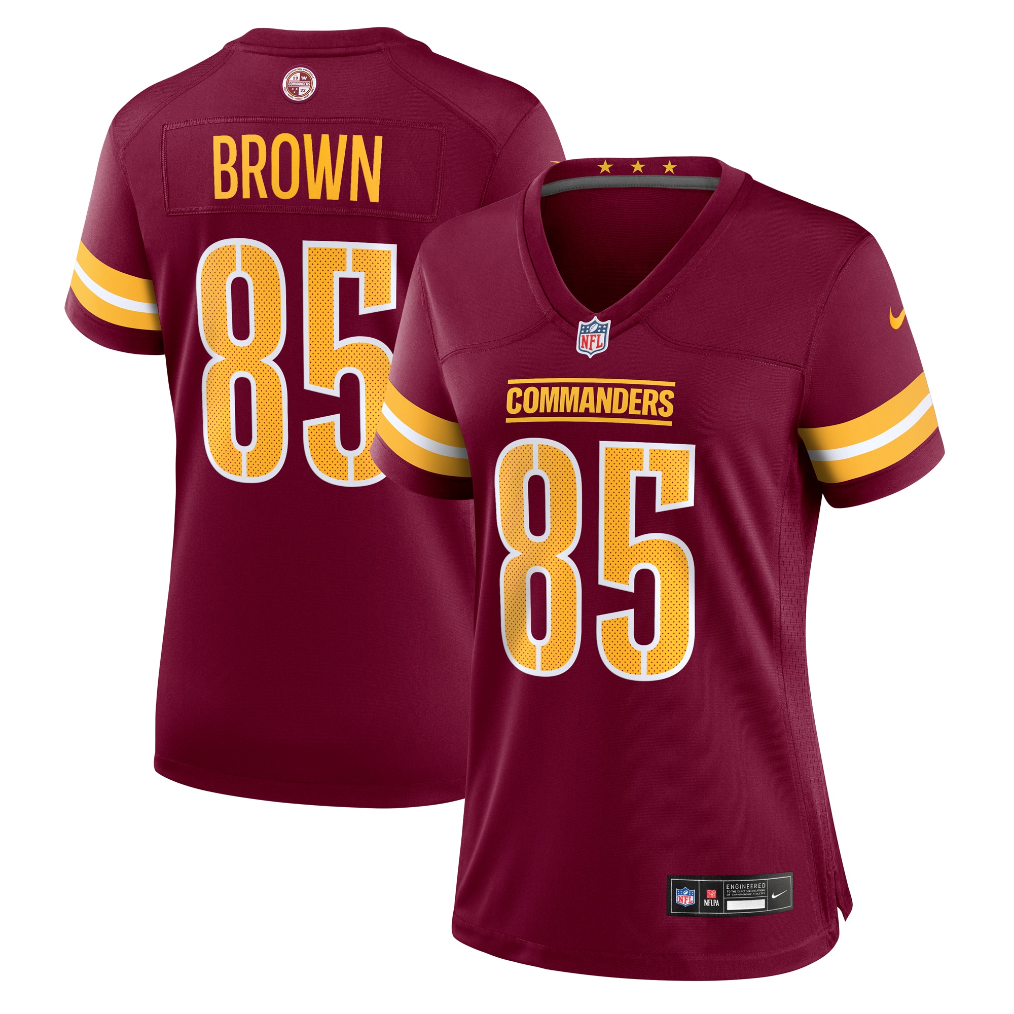 Women's Washington Commanders Noah Brown Burgundy Game Jersey JS7514 Saliibo