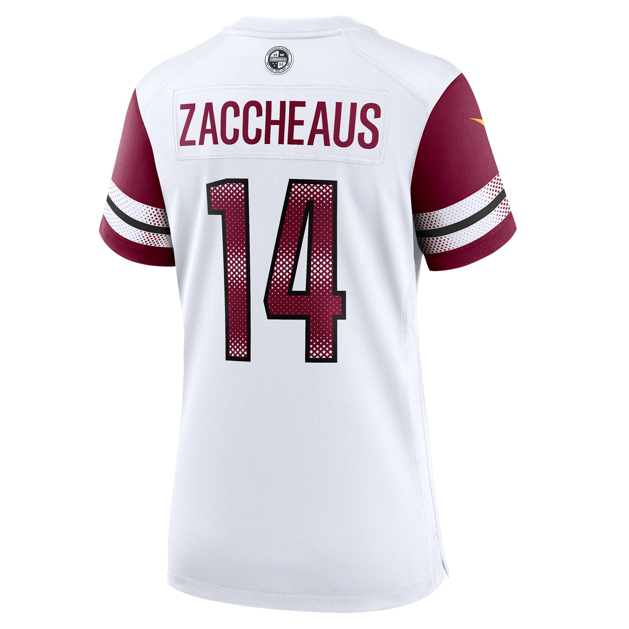 Women's Washington Commanders Olamide Zaccheaus White Game Jersey JS8283 Saliibo - Image 3