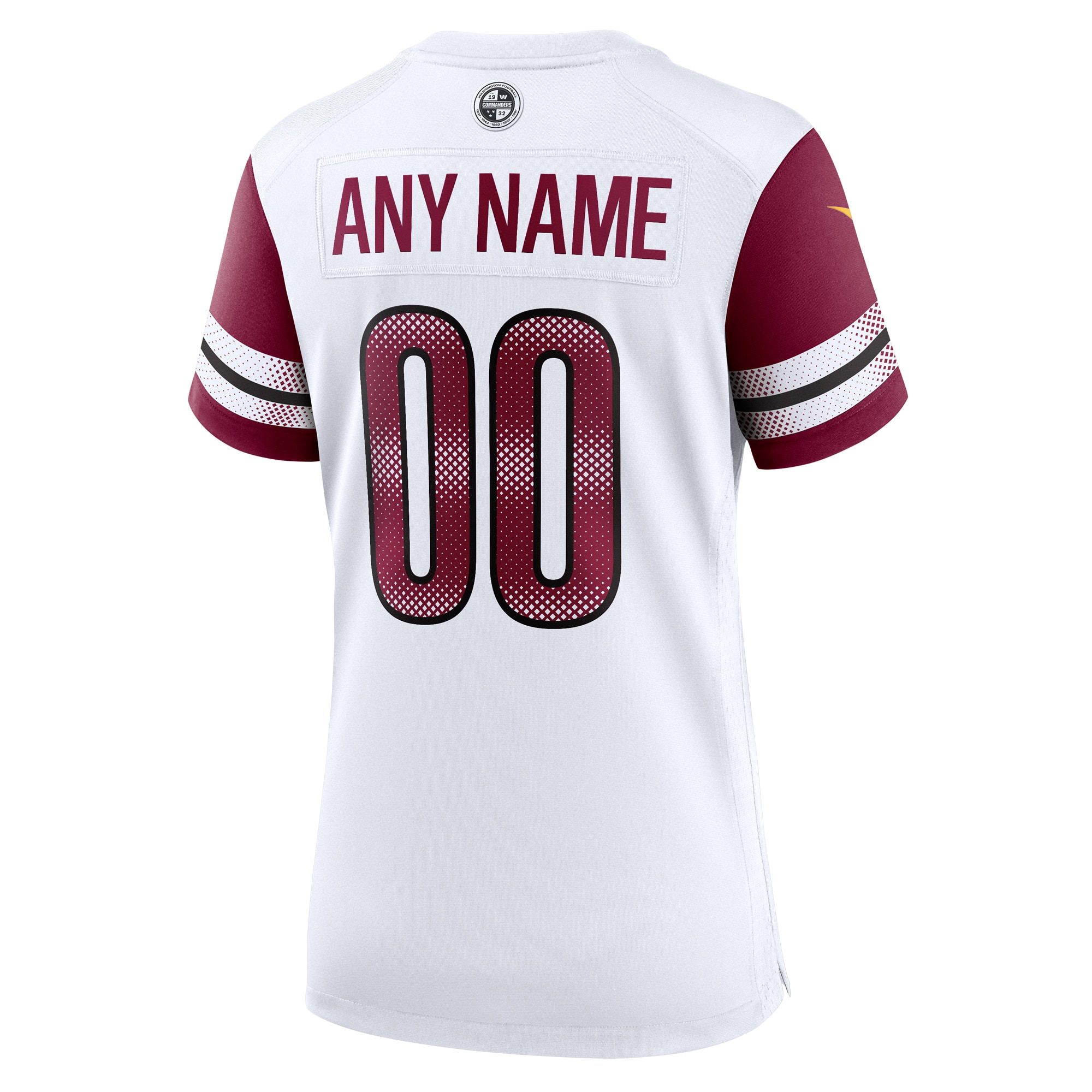 Women's Washington Commanders White Game Custom Player Jersey JS1468 Saliibo - Image 3