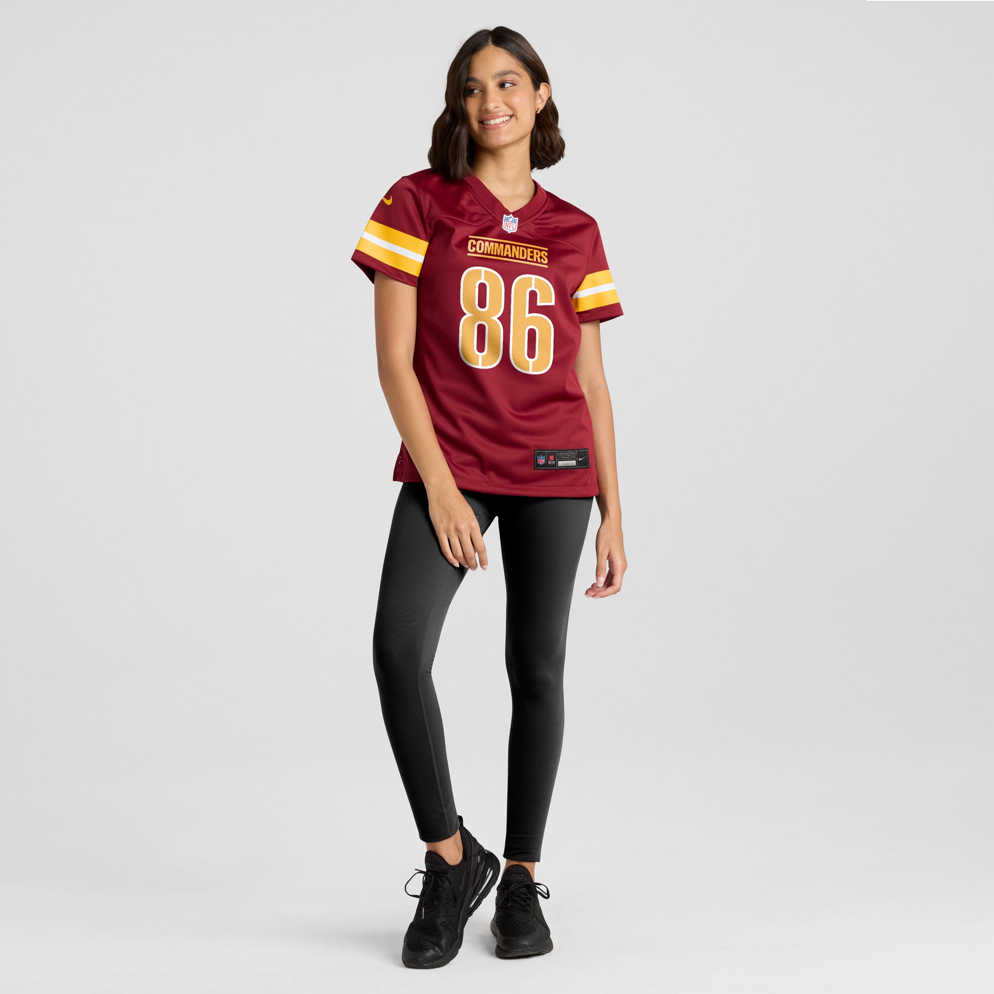 Women's Washington Commanders Zach Ertz Burgundy Game Jersey JS1168 Saliibo - Image 4
