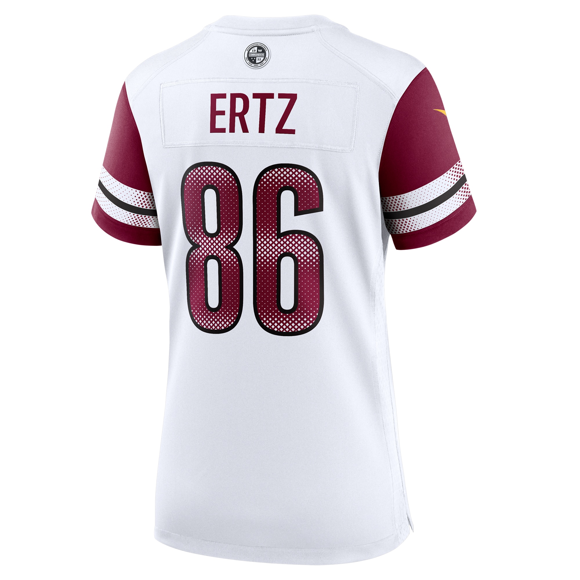 Women's Washington Commanders Zach Ertz White Game Jersey JS6855 Saliibo - Image 3