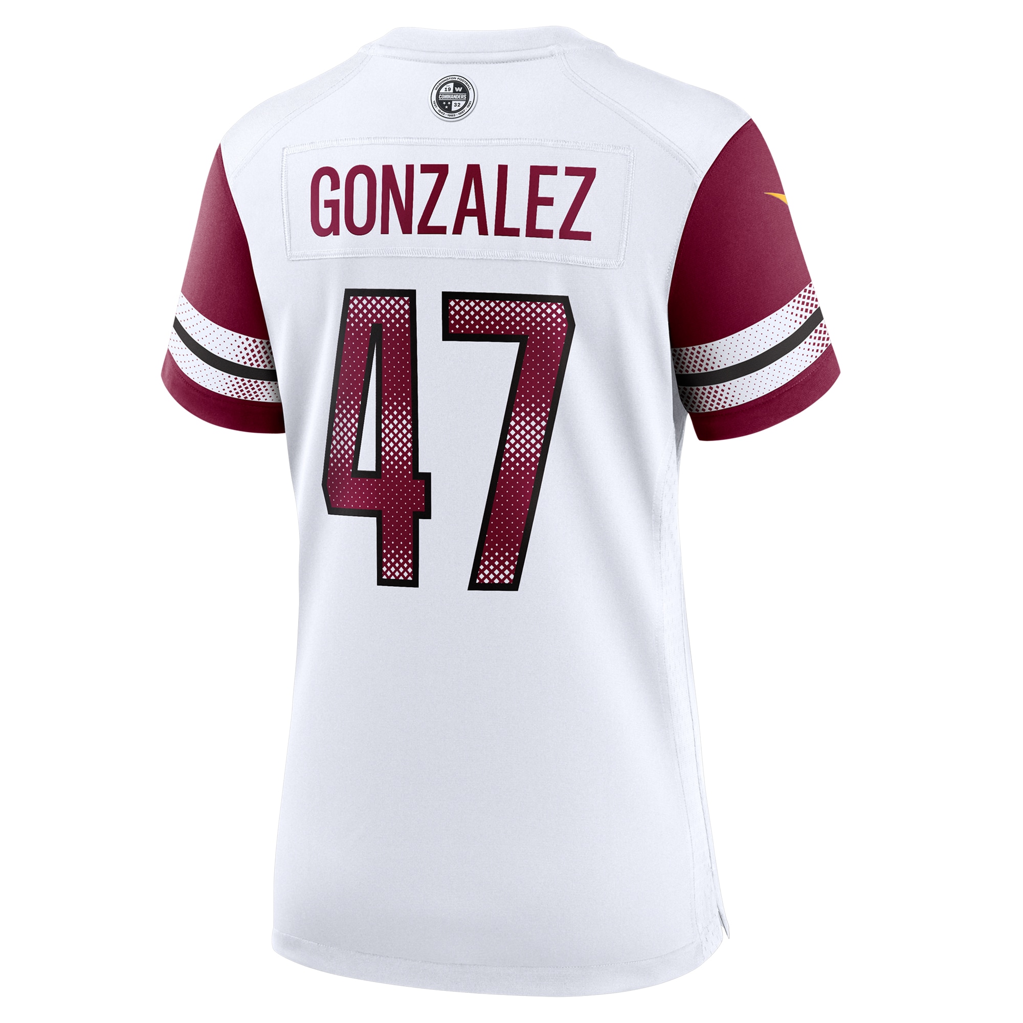 Women's Washington Commanders Zane Gonzalez White Game Jersey JS9062 Saliibo - Image 3