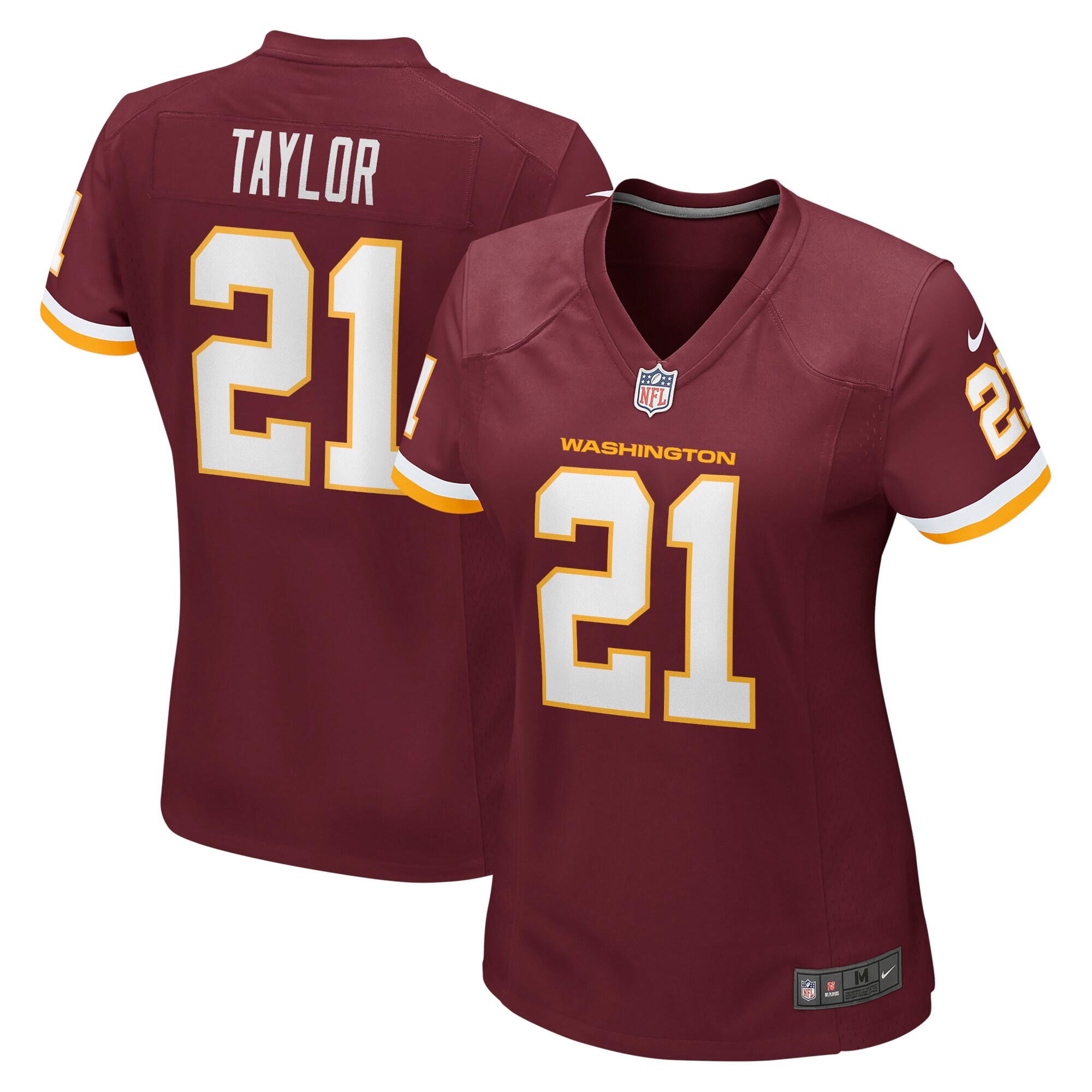 Women's Washington Football Team Sean Taylor Burgundy Retired Player Game Jersey JS5078 Saliibo