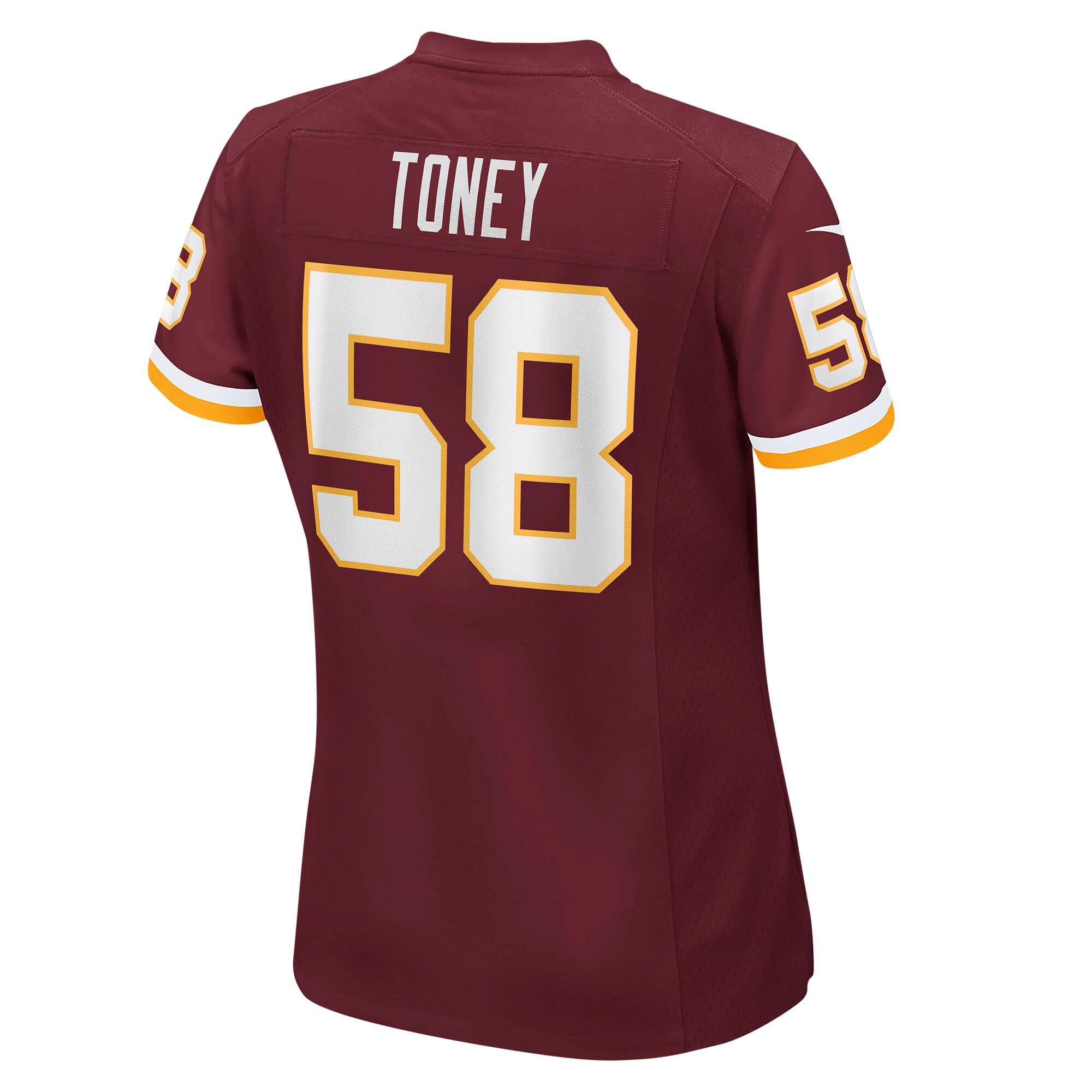 Women's Washington Football Team Shaka Toney Burgundy Game Jersey JS7221 Saliibo - Image 3