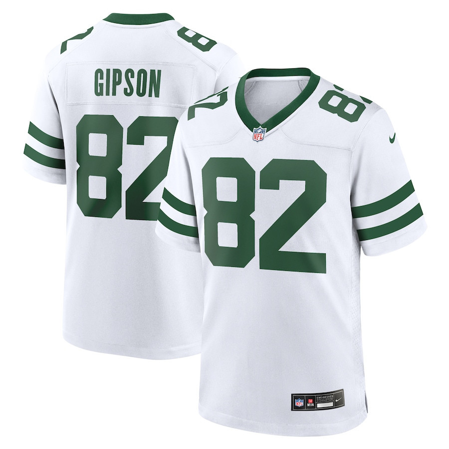Xavier Gipson 82 New York Jets Game Jersey - Men, Legacy White JS2184 Saliibo