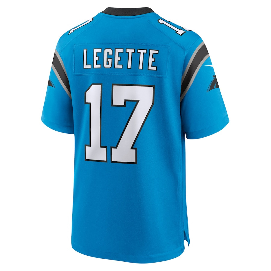 Xavier Legette 17 Carolina Panthers Alternate Game Men Jersey - Blue JS7219 Saliibo - Image 3