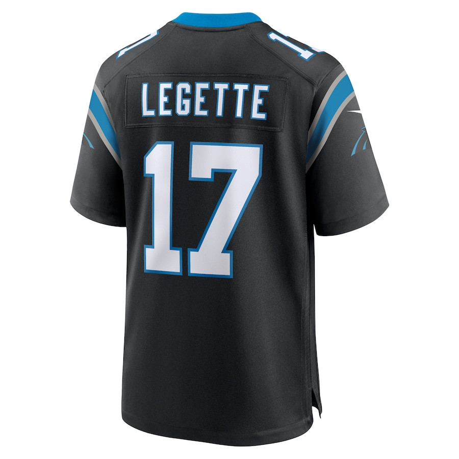 Xavier Legette 17 Carolina Panthers Team Game Men Jersey - Black JS7738 Saliibo - Image 3
