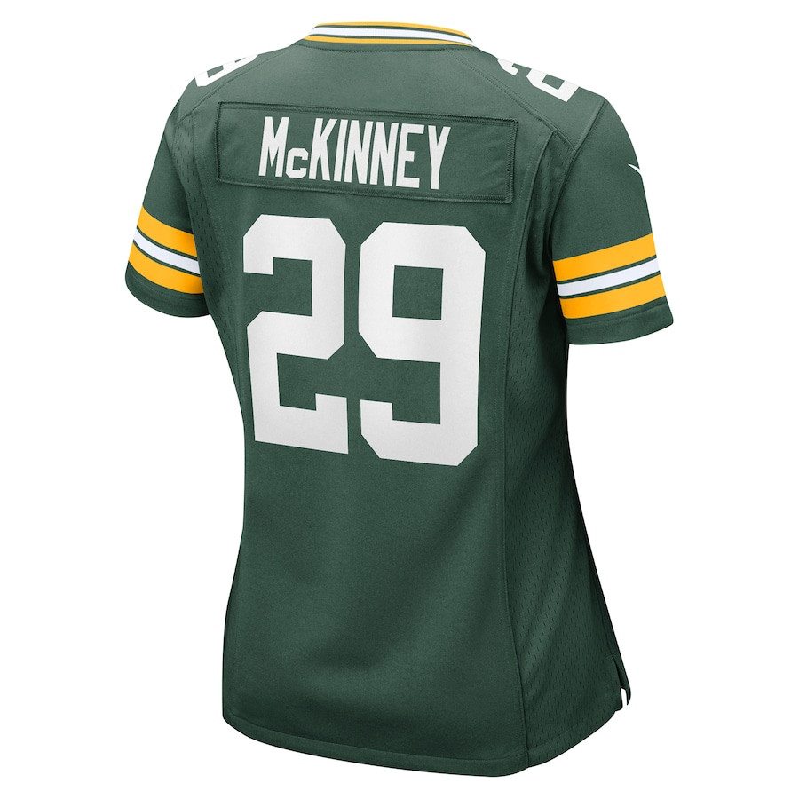 Xavier McKinney 29 Green Bay Packers Women's Team Game Jersey - Green JS6820 Saliibo - Image 3