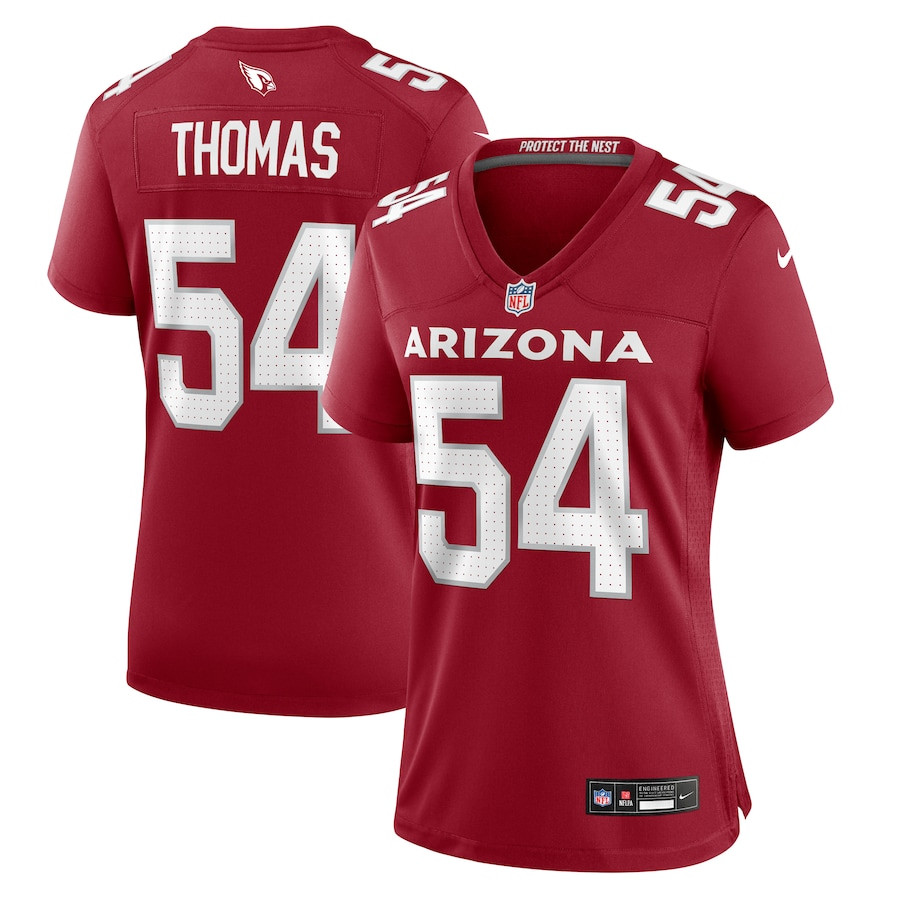 Xavier Thomas 54 Arizona Cardinals Women's Game Jersey - Cardinal JS4326 Saliibo