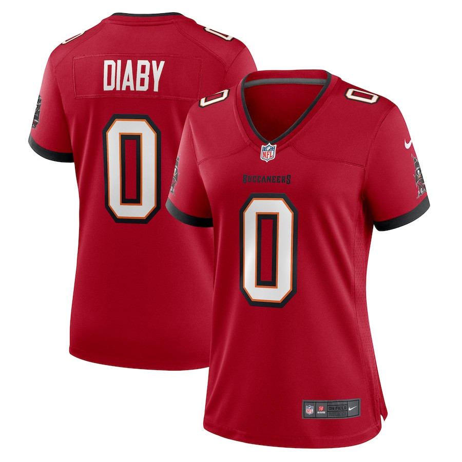 YaYa Diaby 0 Tampa Bay Buccaneers Women Game Jersey - Red JS2689 Saliibo