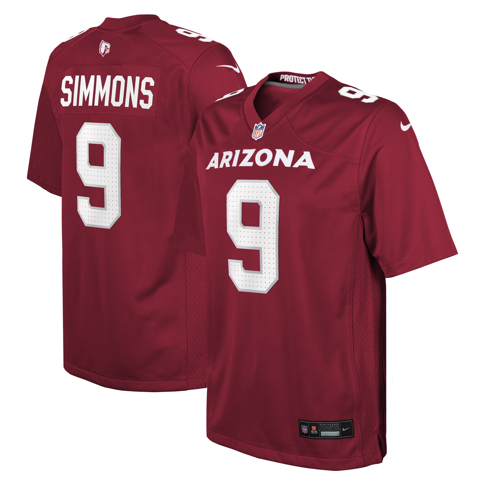 Youth Arizona Cardinals Isaiah Simmons Cardinal Game Jersey JS1231 Saliibo