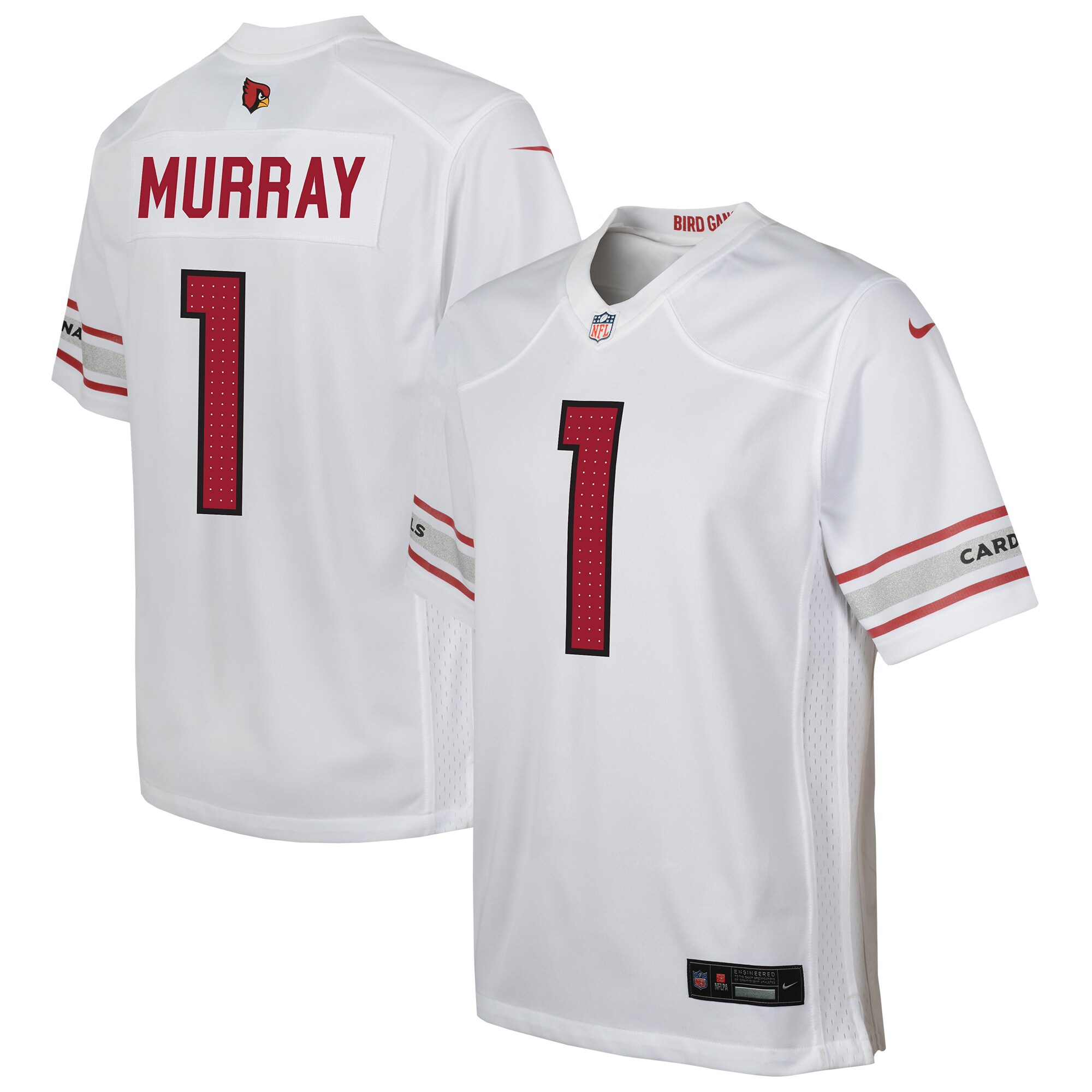 Youth Arizona Cardinals Kyler Murray White Game Jersey JS3161 Saliibo