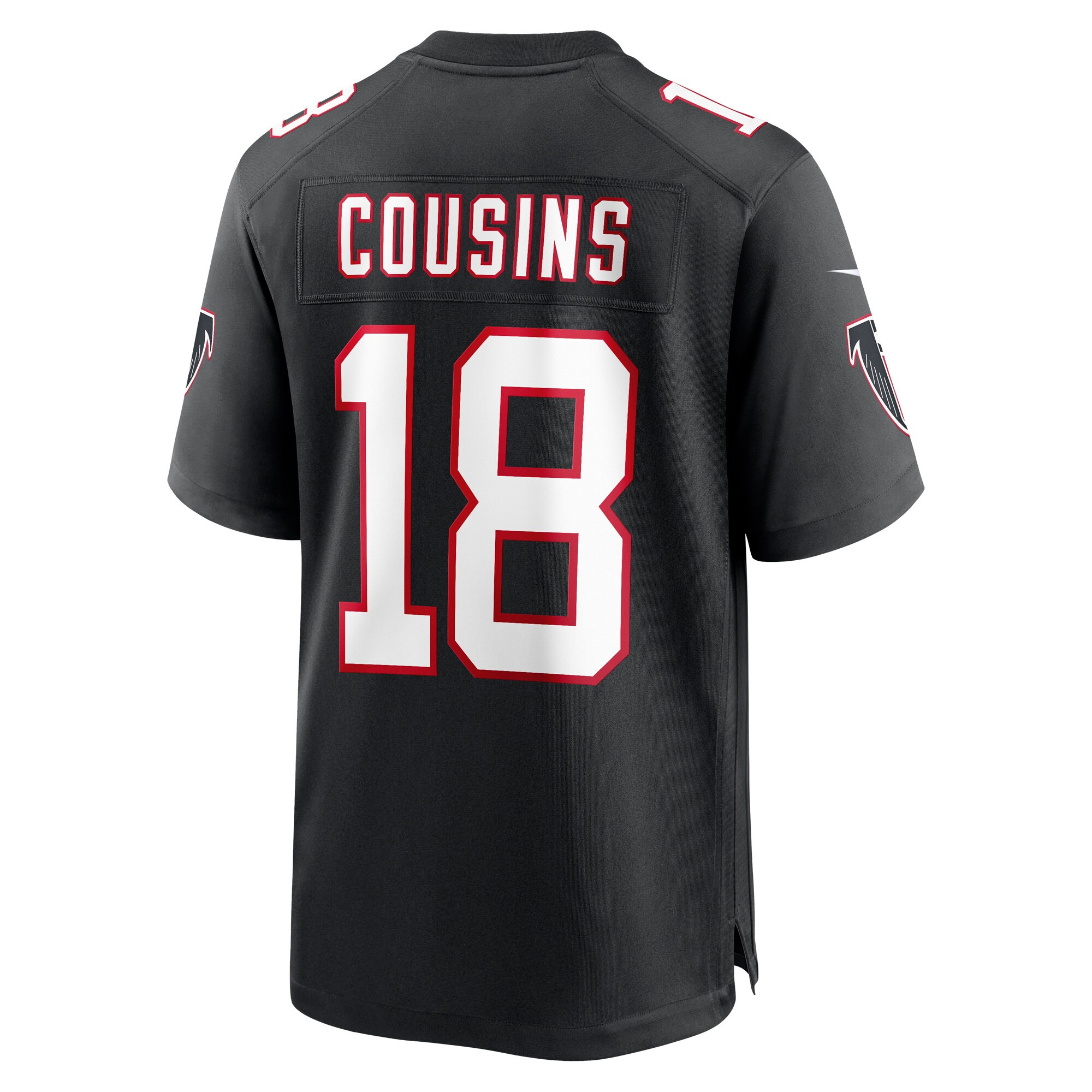 Youth Atlanta Falcons Kirk Cousins Black Alternate Game Jersey JS2193 Saliibo - Image 3