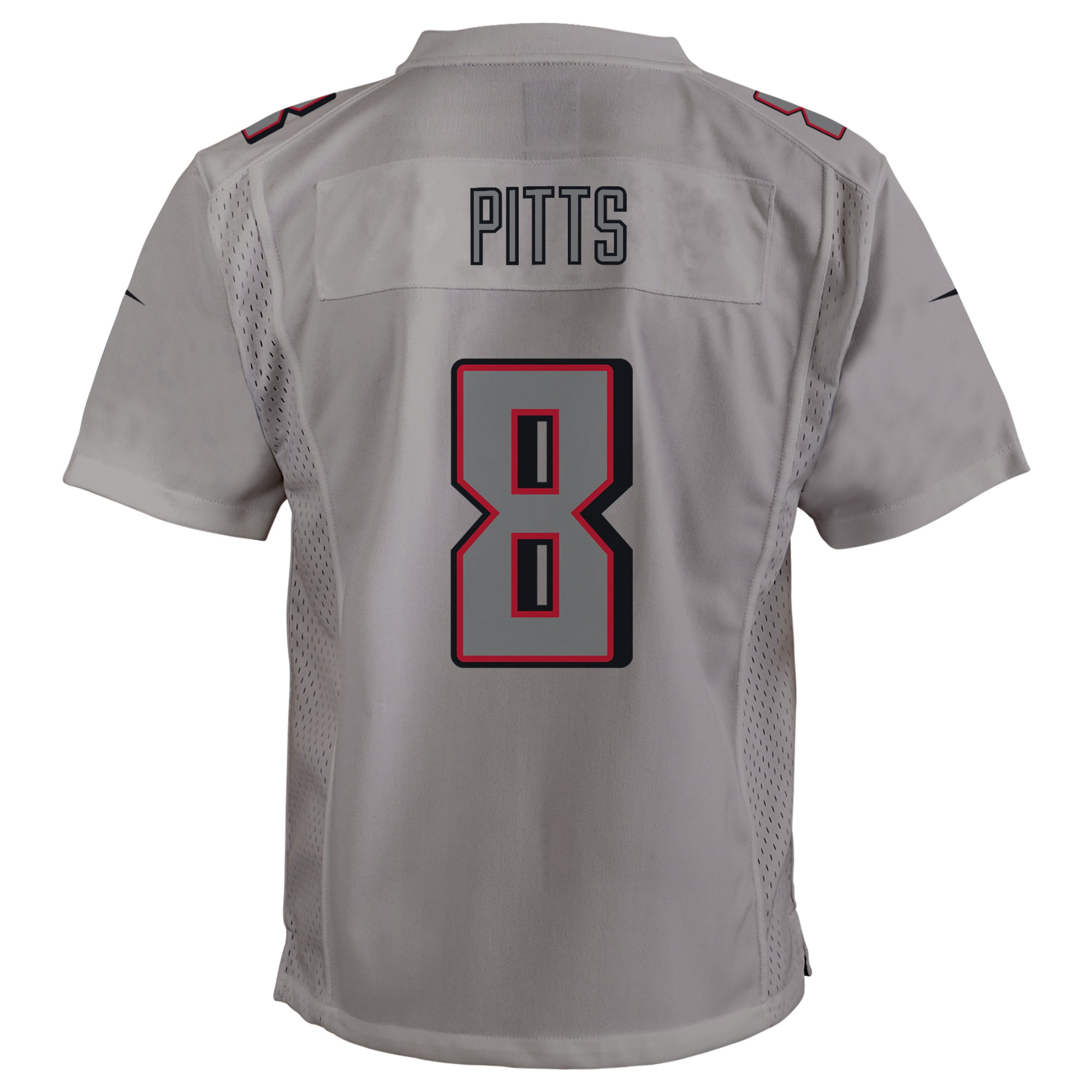 Youth Atlanta Falcons Kyle Pitts Gray Atmosphere Game Jersey JS4133 Saliibo - Image 3
