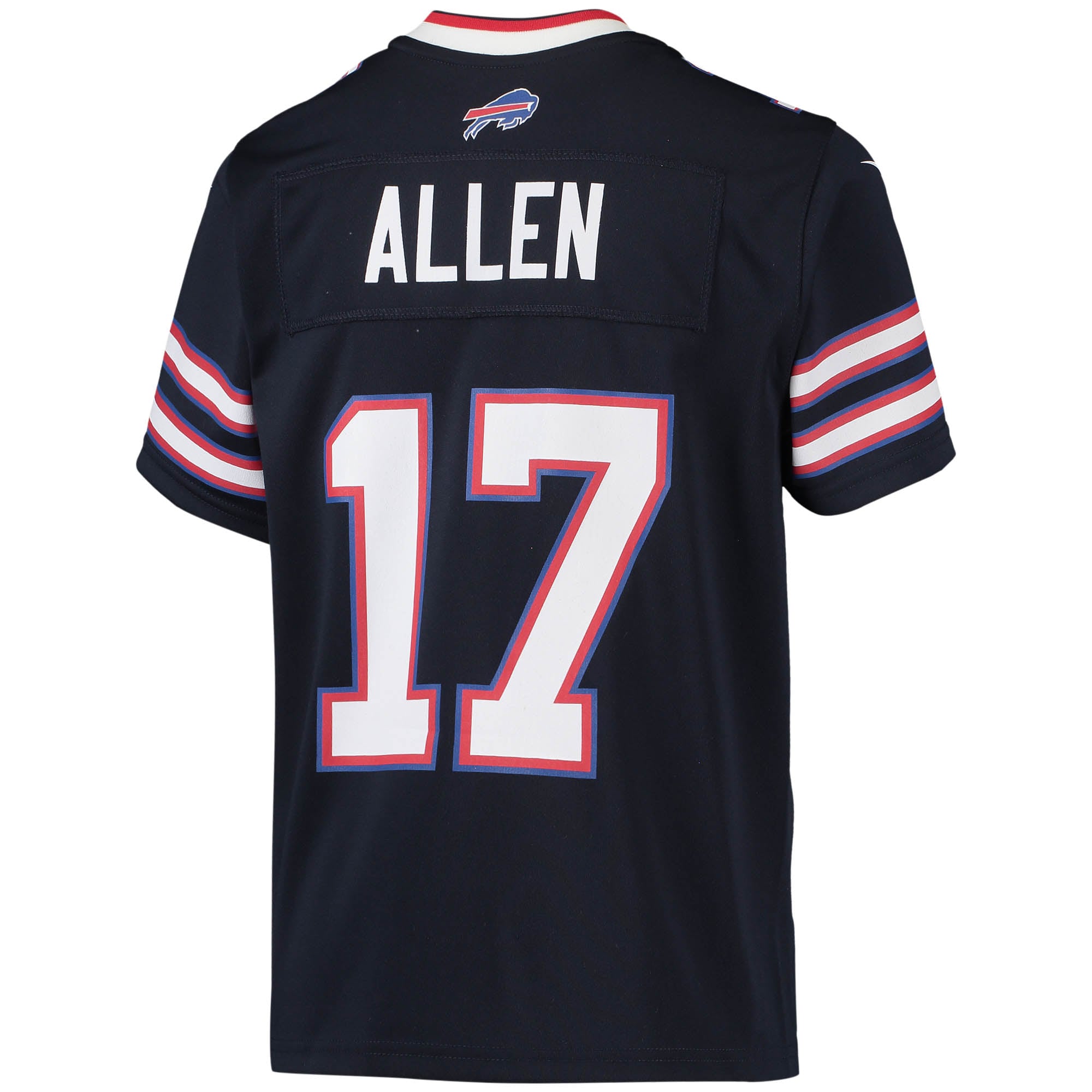 Youth Buffalo Bills Josh Allen Navy Inverted Team Game Jersey JS2144 Saliibo - Image 3