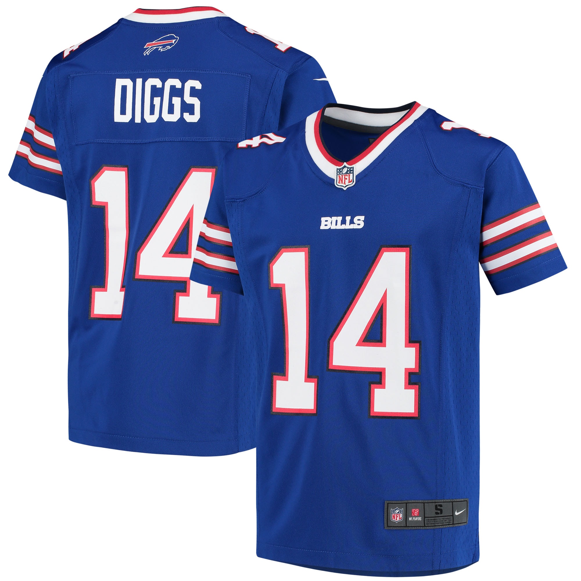Youth Buffalo Bills Stefon Diggs Royal Game Jersey JS7864 Saliibo