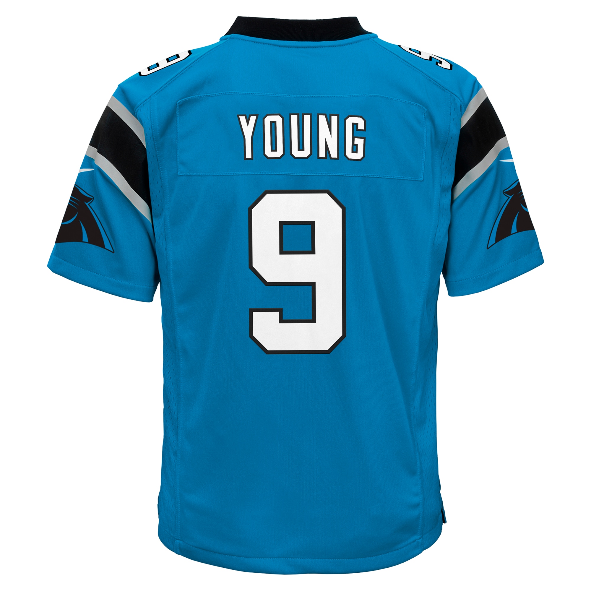 Youth Carolina Panthers Bryce Young Blue Game Jersey JS6739 Saliibo - Image 3