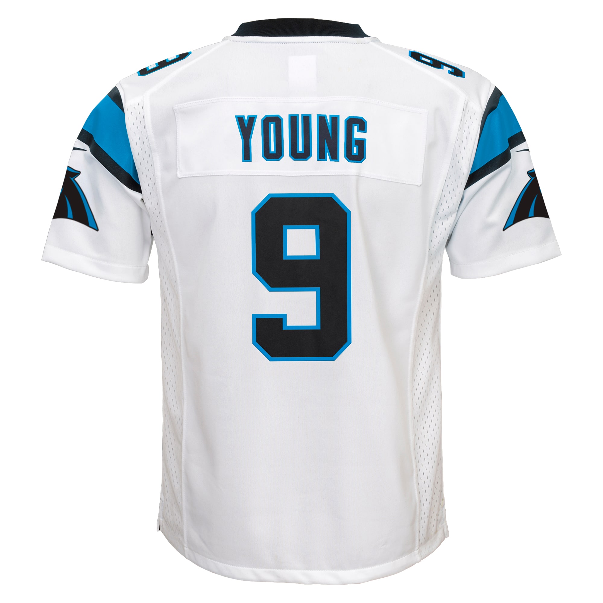 Youth Carolina Panthers Bryce Young White Game Jersey JS7842 Saliibo - Image 3